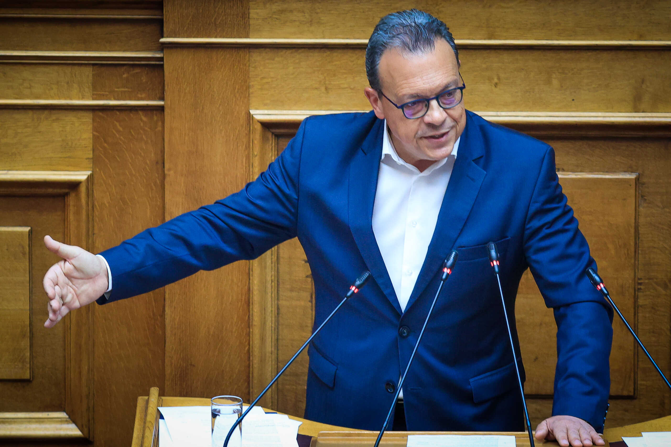 Συζήτηση προ Ημερησίας Διατάξεως, στην Ολομέλεια της Βουλής με πρωτοβουλία του Προέδρου της Κοινοβουλευτικής Ομάδας ΣΥΡΙΖΑ - Προοδευτική Συμμαχία, Σωκράτη Φάμελλου, σε επίπεδο Προέδρων Κοινοβουλευτικών Ομάδων, "για την αντιμετώπιση της ακρίβειας και τη φορολόγηση υπερκερδών τα οποία σωρεύονται από ολιγοπώλια εις βάρος της ελληνικής οικονομίας και κοινωνίας", Παρασκευή 24 Μαΐου 2024. 
(ΓΙΩΡΓΟΣ ΚΟΝΤΑΡΙΝΗΣ