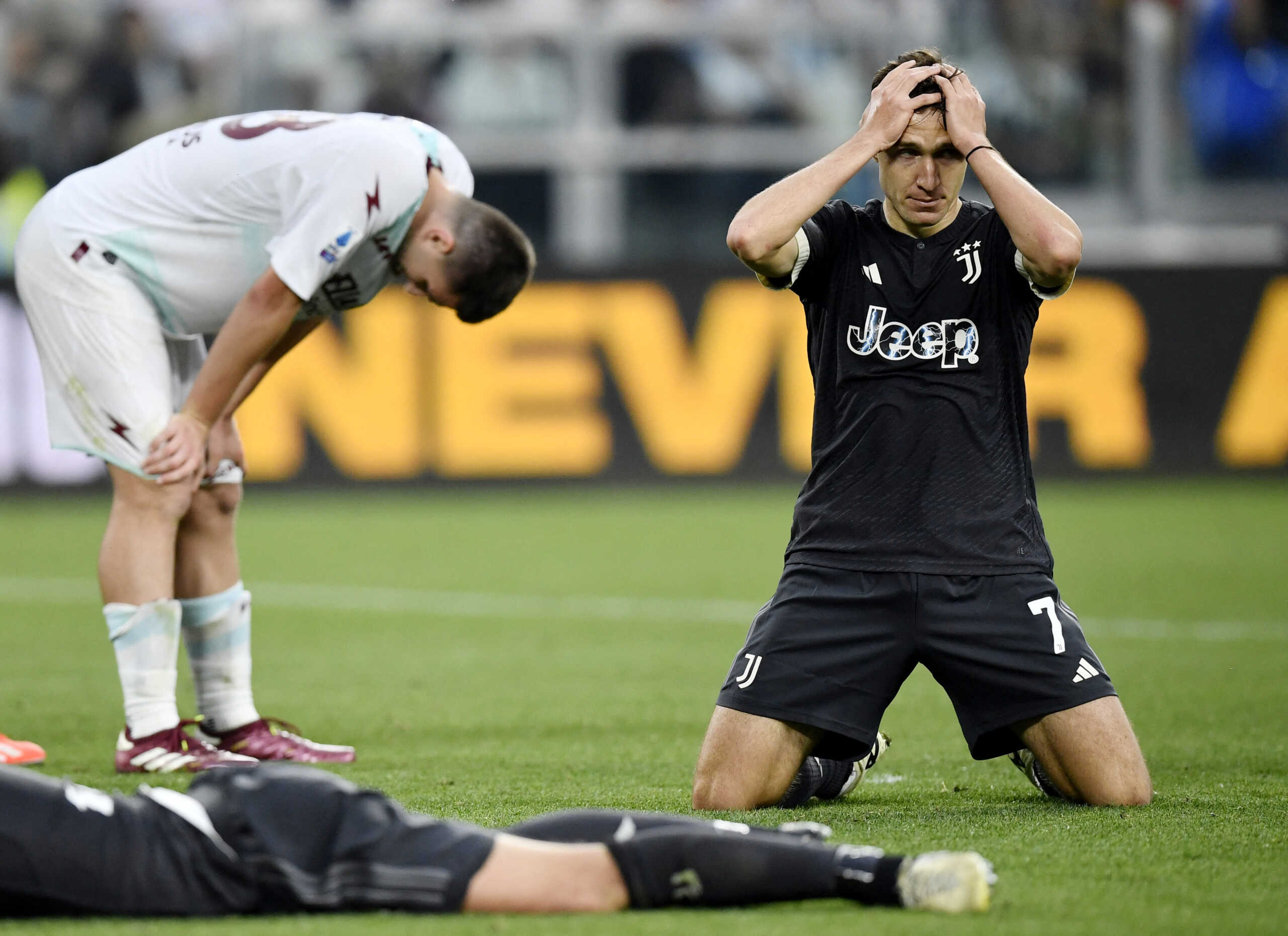 Soccer Football - Serie A - Juventus v Salernitana - Allianz Stadium, Turin, Italy - May 12, 2024 Juventus' Federico Chiesa reacts REUTERS