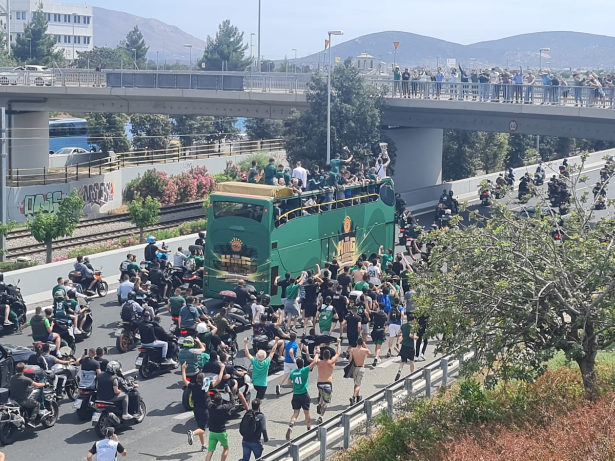 Παναθηναϊκός: LIVE Η άφιξη των πρωταθλητών Ευρώπης