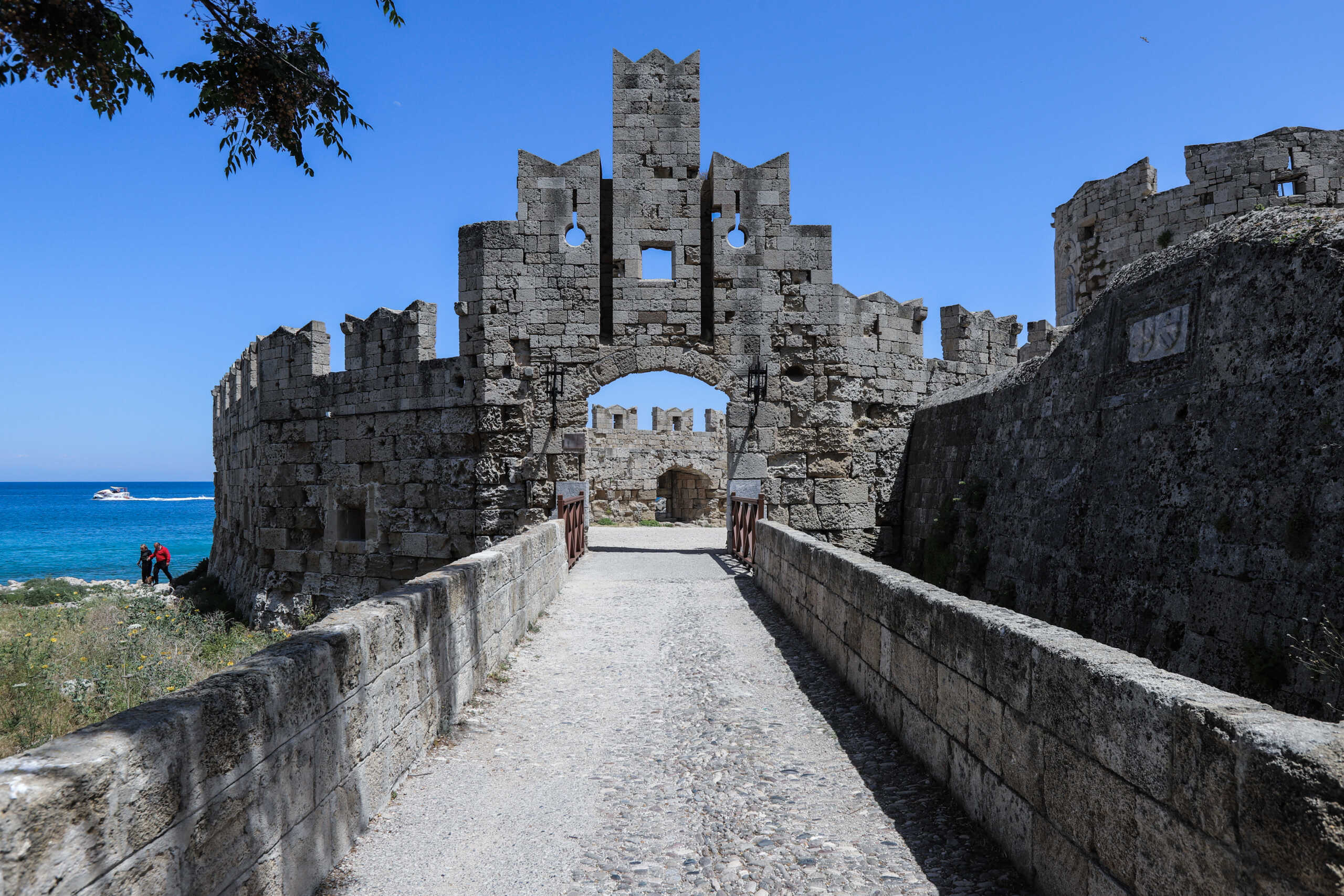 Στιγμιότυπο από την Παλιά Πόλη της Ρόδου.
(ΑΡΓΥΡΩ ΑΝΑΣΤΑΣΙΟΥ