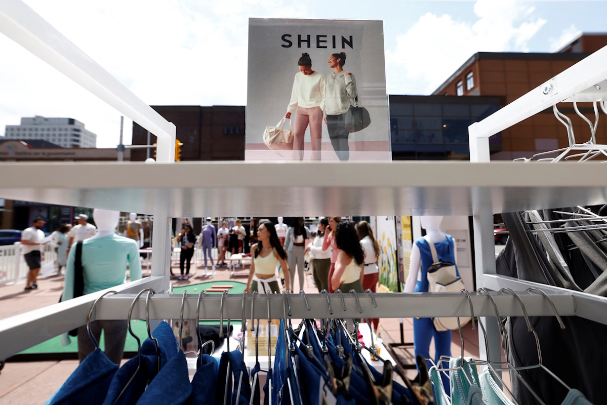 People shop at fast-fashion brand Shein's pop-up store in Ottawa, Ontario, Canada May 18, 2024. REUTERS