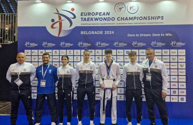 Ο Κωνσταντίνος Δημητρόπουλος κατέκτησε το ασημένιο μετάλλιο στο ευρωπαϊκό πρωτάθλημα ταεκβοντό