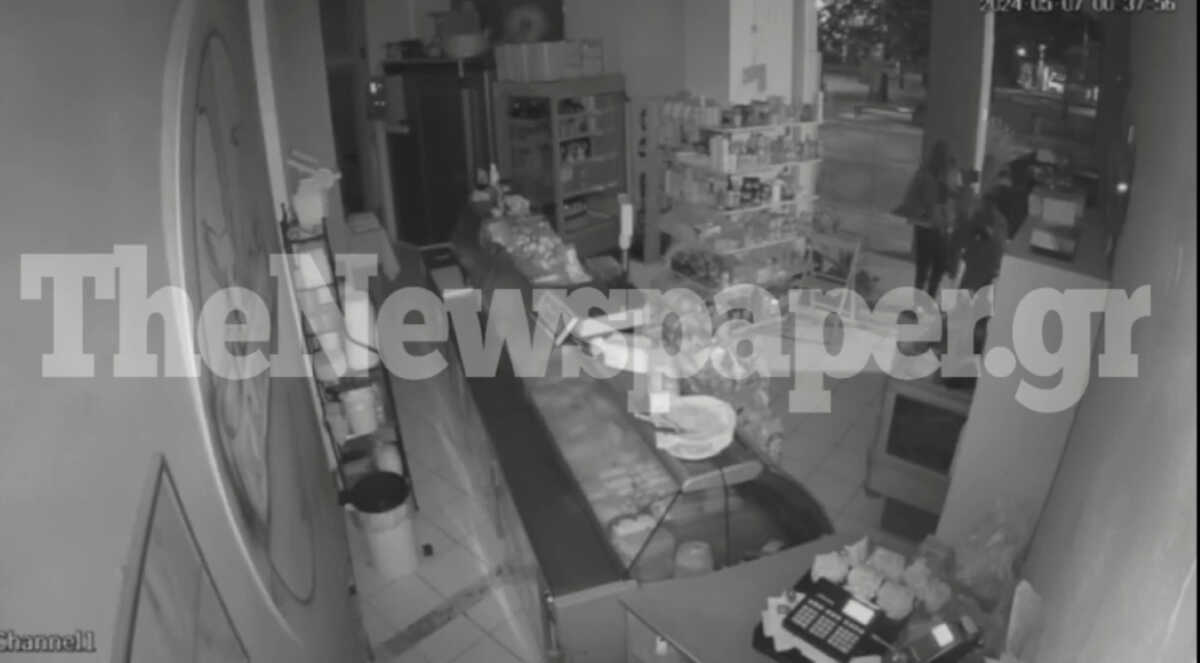 Βόλος: Κινηματογραφική διάρρηξη από ανήλικους σε δυο καταστήματα