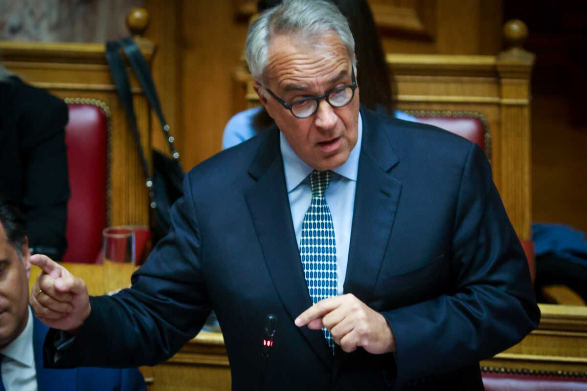 Ο Μάκης Βορίδης στη Βουλή