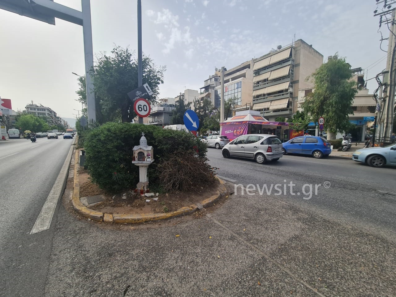 Τροχαίο στη Χαμοστέρνας με έναν 22χρονο νεκρό μετά τη σύγκρουση μηχανής με λεωφορείο
