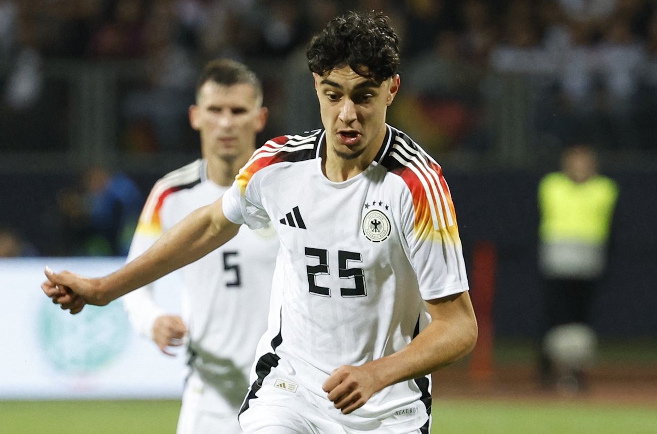 Soccer Football - International Friendly - Germany v Ukraine - Max-Morlock-Stadion, Nuremberg, Germany - June 3, 2024 Germany's Aleksandar Pavlovic in action REUTERS
