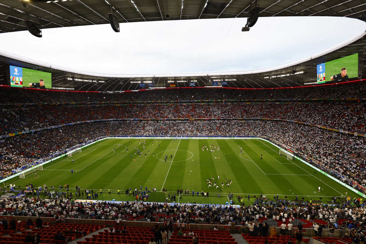 Soccer Football - Euro 2024 - Group A - Germany v Scotland - Munich Football Arena, Munich, Germany - June 14, 2024  General view during the warm up before the match REUTERS