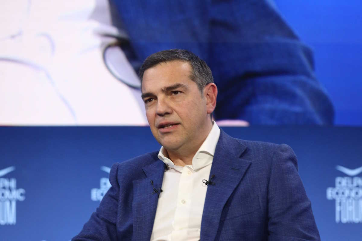 Στιγμιότυπο από την δεύτερη ημέρα εργασιών του 9ου Οικονομικού Φόρουμ των Δελφών, Πέμπτη 11 Απριλίου 2024. 
(ΓΙΑΝΝΗΣ ΠΑΝΑΓΟΠΟΥΛΟΣ
