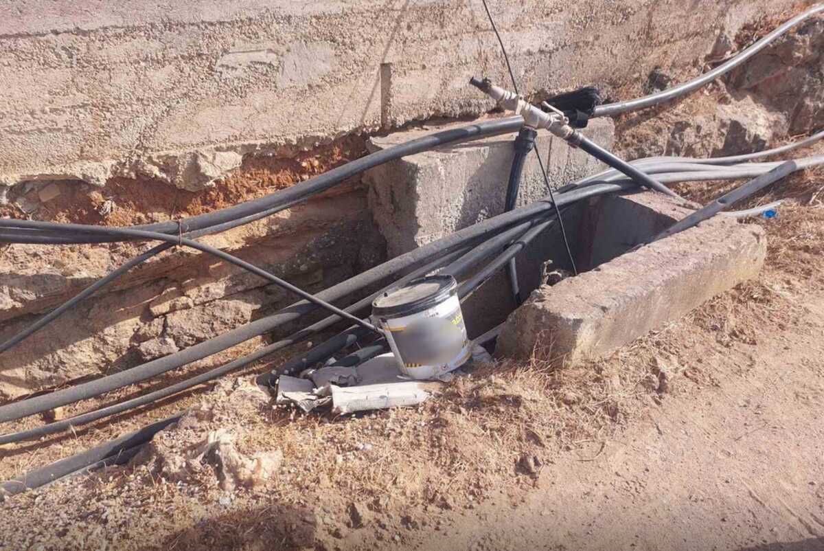 Χανιά: Αποχέτευση στην Κίσσαμο έκρυβε πάνω από 15 κιλά κάνναβης, εικόνες μετά τη σύλληψη