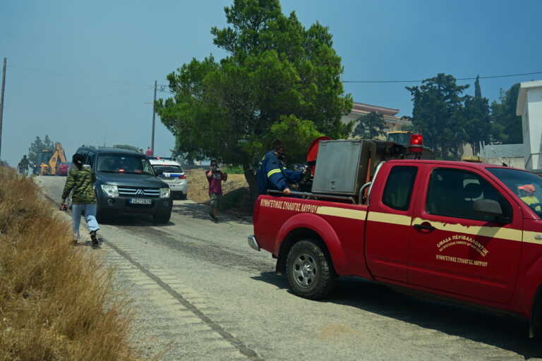 Loutraki fire: A 30-year-old man was detained and his backpack was found with coal and flammable materials