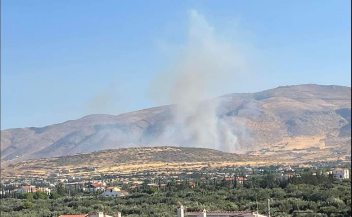 Φωτιά στην Ανάβυσσο – Μήνυμα του 112 προς τους κατοίκους