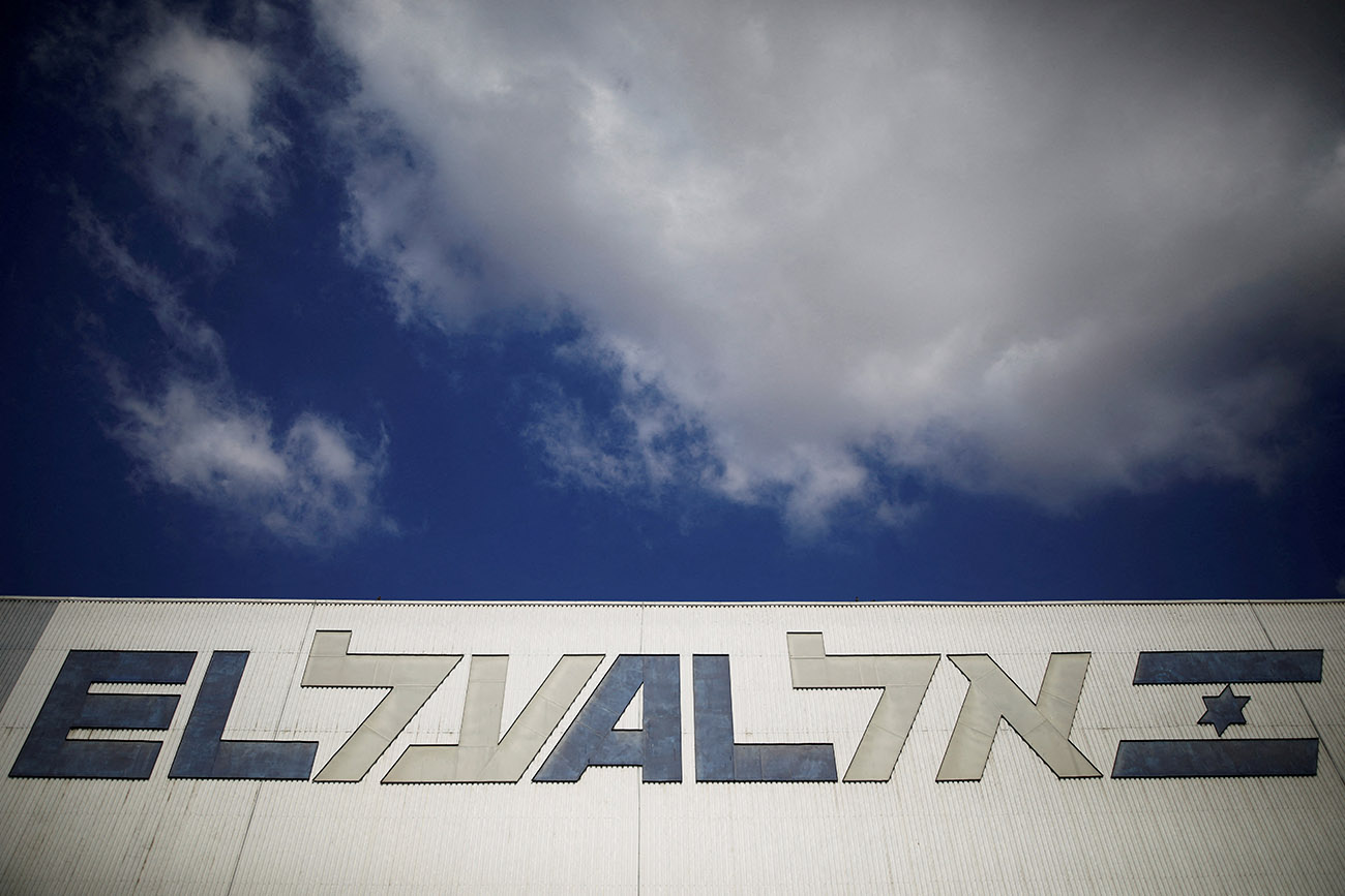FILE PHOTO: The logo of Israel's El Al Airlines is seen during a ceremony marking the arrival of the first of the airline's order of 16 Boeing 787 Dreamliner jets, at Ben Gurion International Airport, near Tel Aviv, Israel August 23, 2017. REUTERS