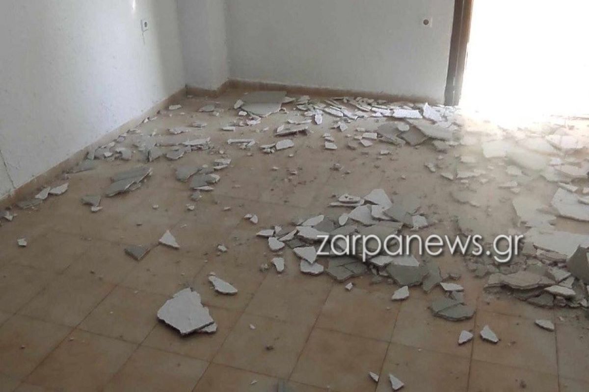 Χανιά: Έπεσε το ταβάνι σε ψυχιατρική δομή – Τραυματίστηκε στο κεφάλι εργαζόμενος