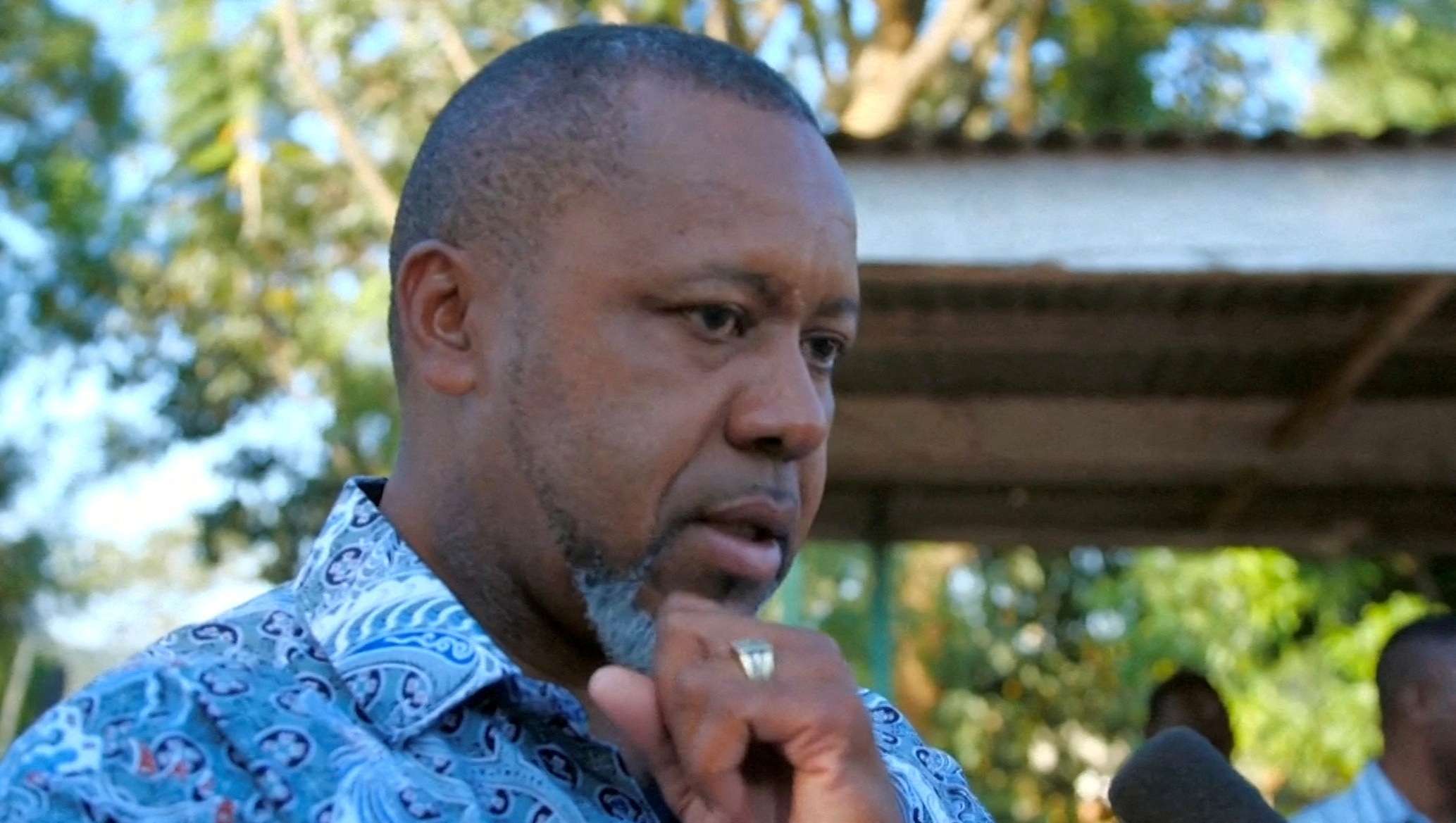 FILE PHOTO: FILE PHOTO: Malawi's Vice President Saulos Klaus Chilima arrives at a polling station in Lilongwe, Malawi May 21, 2019 in this still image obtained from REUTERS TV video. REUTERS TV