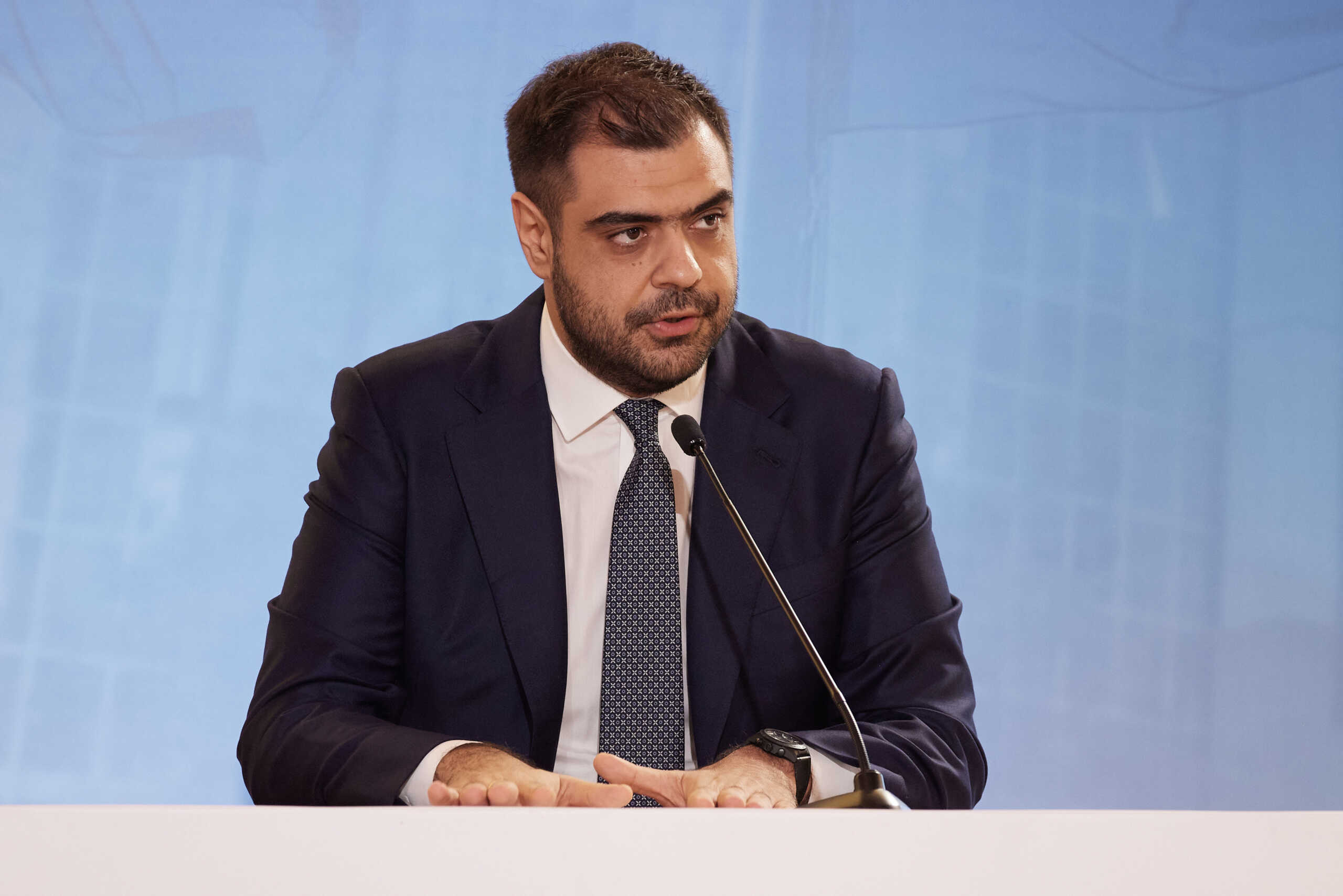 Διακαναλική συνέντευξη Τύπου του Πρωθυπουργού και προέδρου της Νέας Δημοκρατίας Κυριάκου Μητσοτάκη ενόψει των ευρωπαϊκών εκλογών της 9ης Ιουνίου, στο Μεσογειακό Αγρονομικό Ινστιτούτο Χανίων, Κυριακή 2 Ιουνίου 2024.  
(ΔΗΜΗΤΡΗΣ ΠΑΠΑΜΗΤΣΟΣ