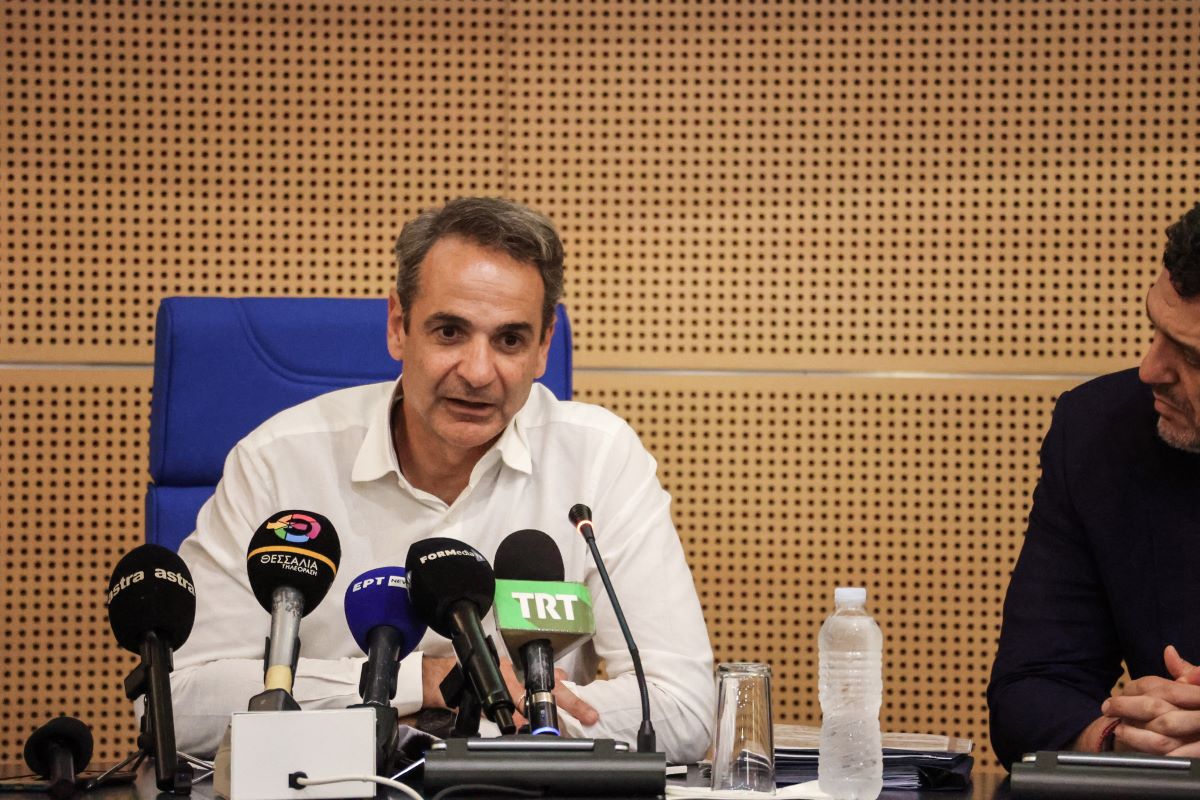 Κυριάκος Μητσοτάκης από Λάρισα: «Υποχρέωσή μας να θωρακίσουμε τη Θεσσαλία»