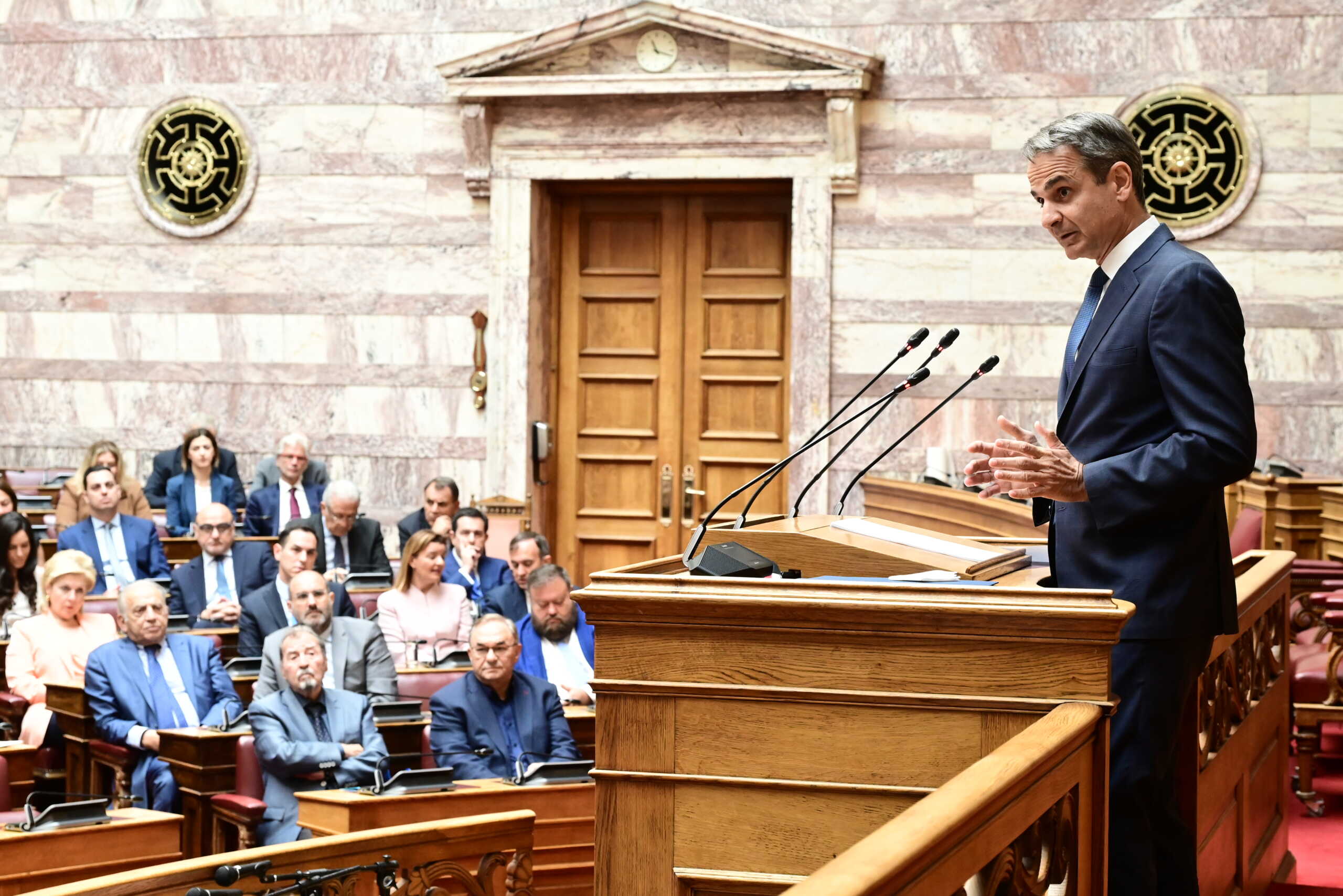 Συνεδρίαση της Κοινοβουλευτικής Ομάδας της Νέας Δημοκρατίας, Τετάρτη 26 Ιουνίου 2024. 
(ΜΙΧΑΛΗΣ ΚΑΡΑΓΙΑΝΝΗΣ
