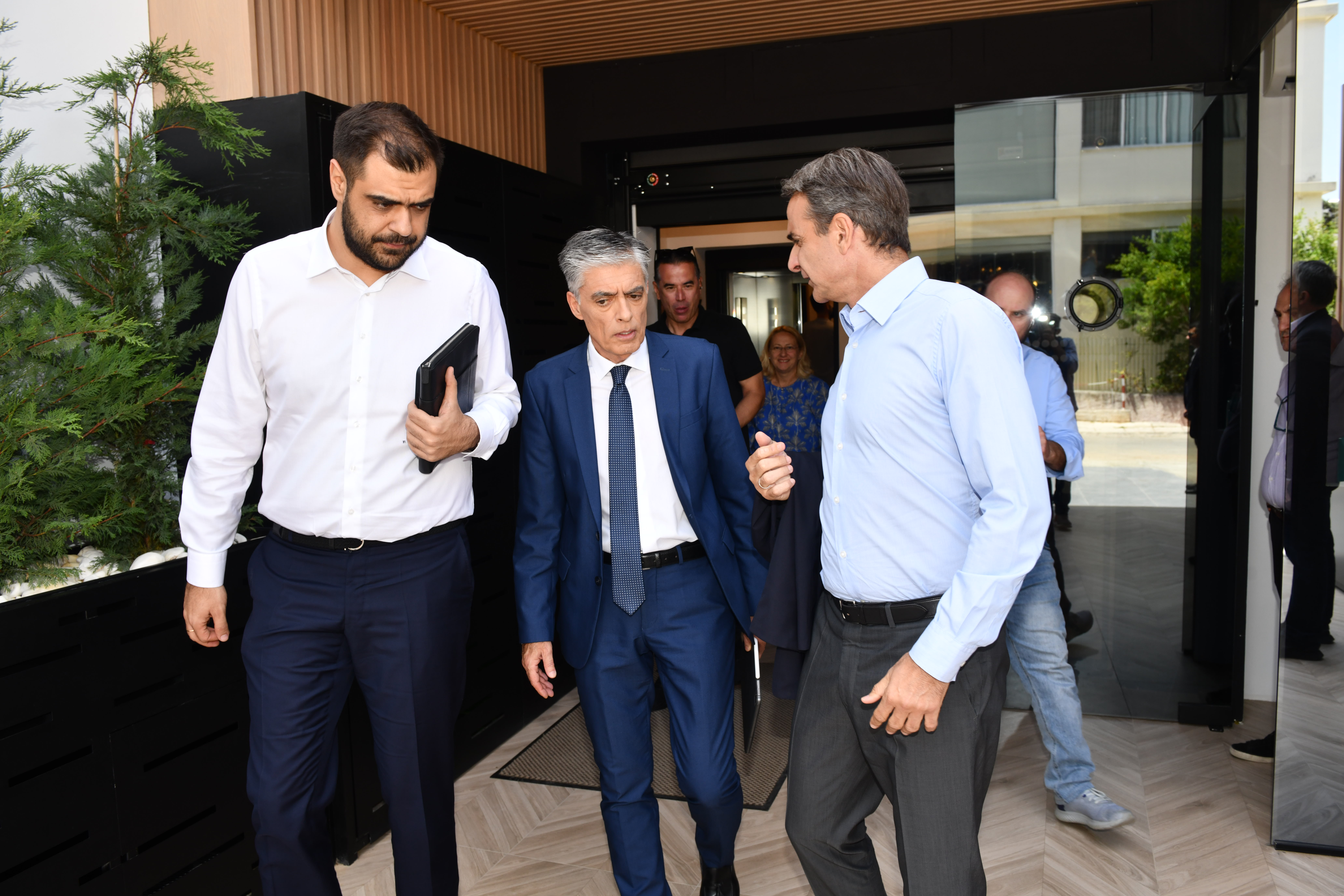 Ο Κυριάκος Μητσοτάκης στο newsit.gr λίγο πριν από τις ευρωεκλογές 