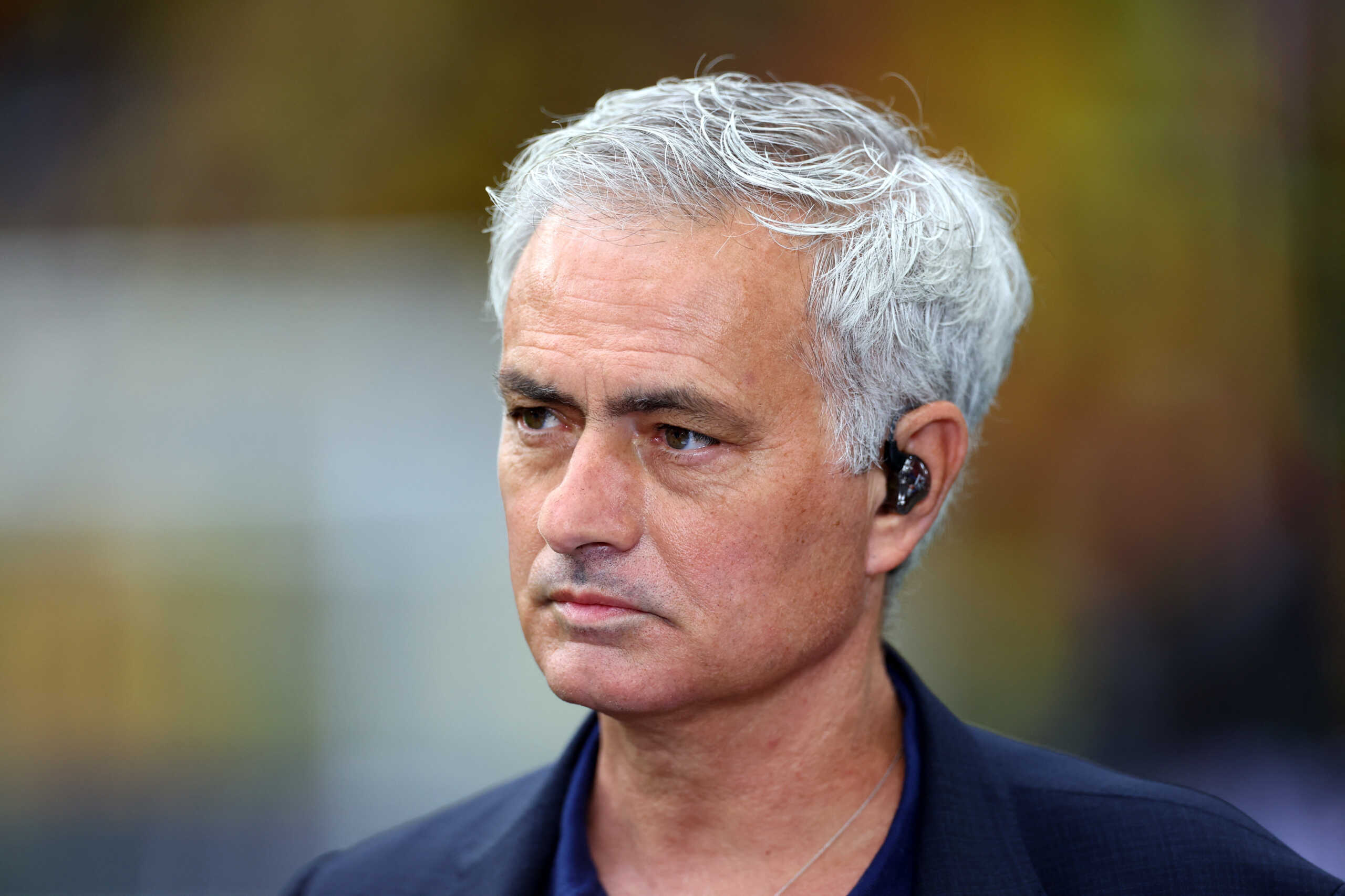 Soccer Football - Champions League - Final - Borussia Dortmund v Real Madrid - Wembley Stadium, London, Britain - June 1, 2024 Former manager Jose Mourinho pictured pitchside before the match REUTERS