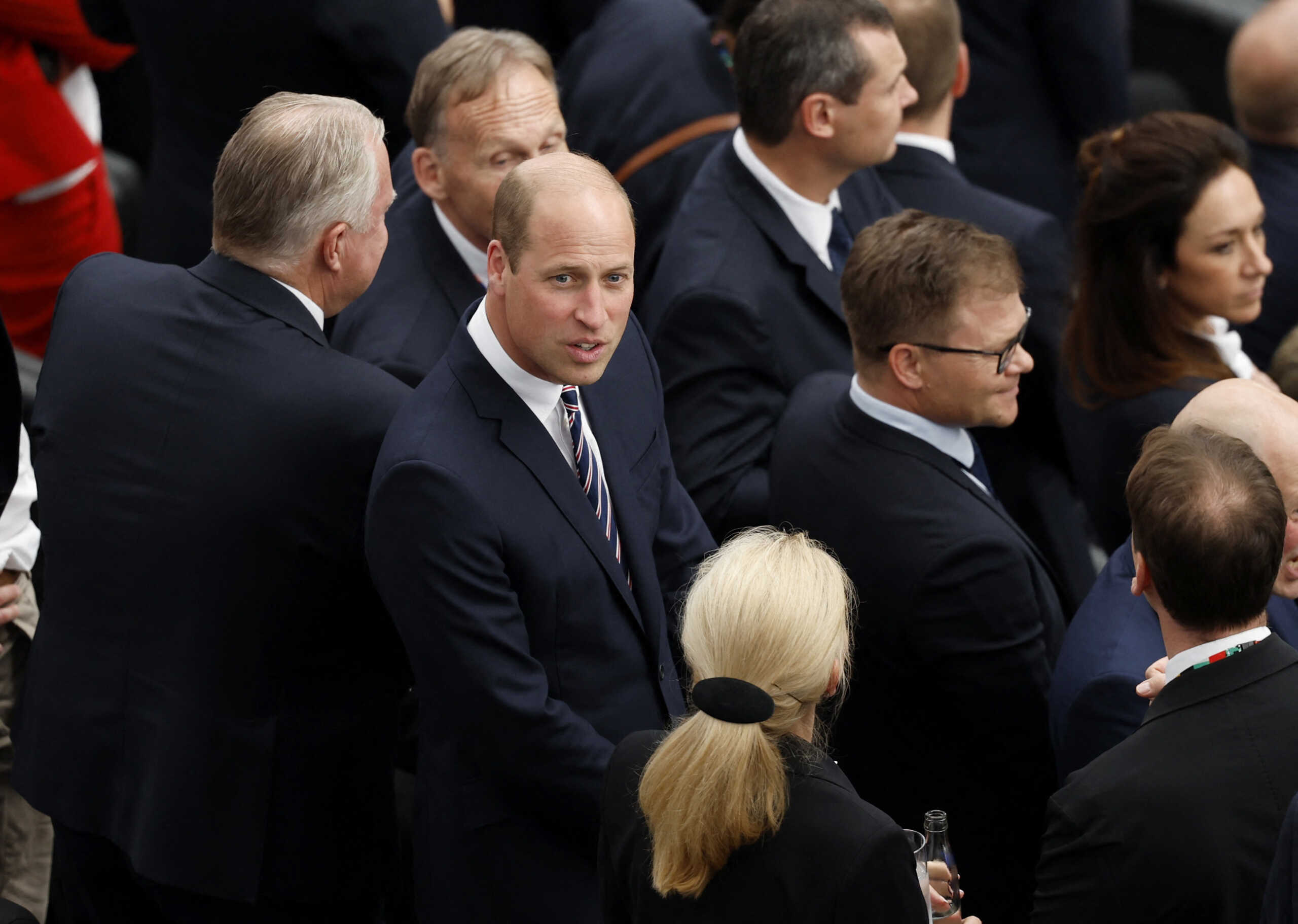 Soccer Football - Euro 2024 - Group C - Denmark v England - Frankfurt Arena, Frankfurt, Germany - June 20, 2024 Prince William, Prince of Wales in the stand before the match REUTERS