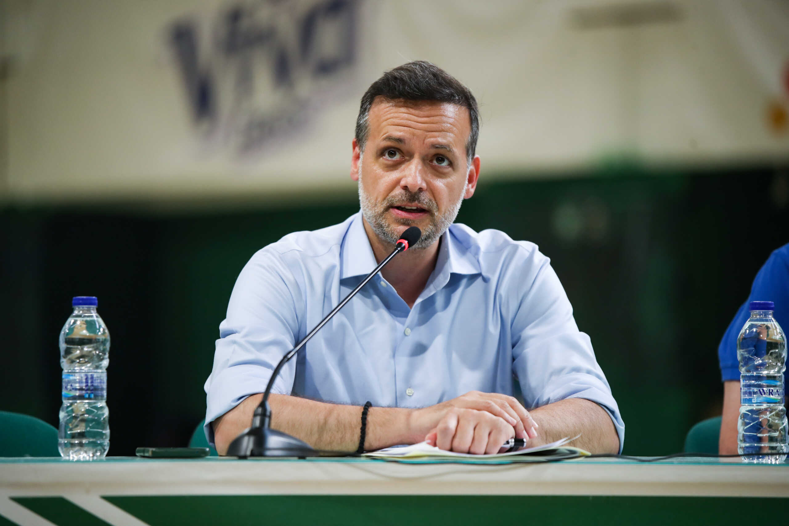 Ο ΔΗΜΑΡΧΟΣ ΑΘΗΝΑΙΩΝ ΧΑΡΗΣ ΔΟΥΚΑΣ ΣΤΗΝ ΑΝΟΙΚΤΗ ΣΥΖΗΤΗΣΗ ΤΟΥ ΠΑΝΑΘΗΝΑΪΚΟΥ ΑΘΛΗΤΙΚΟΥ ΟΜΙΛΟΥ ΓΙΑ ΤΗ ΔΙΠΛΗ ΑΝΑΠΛΑΣΗ. Δευτέρα 10 Ιουνίου 2024 (ΑΡΓΥΡΩ ΑΝΑΣΤΑΣΙΟΥ