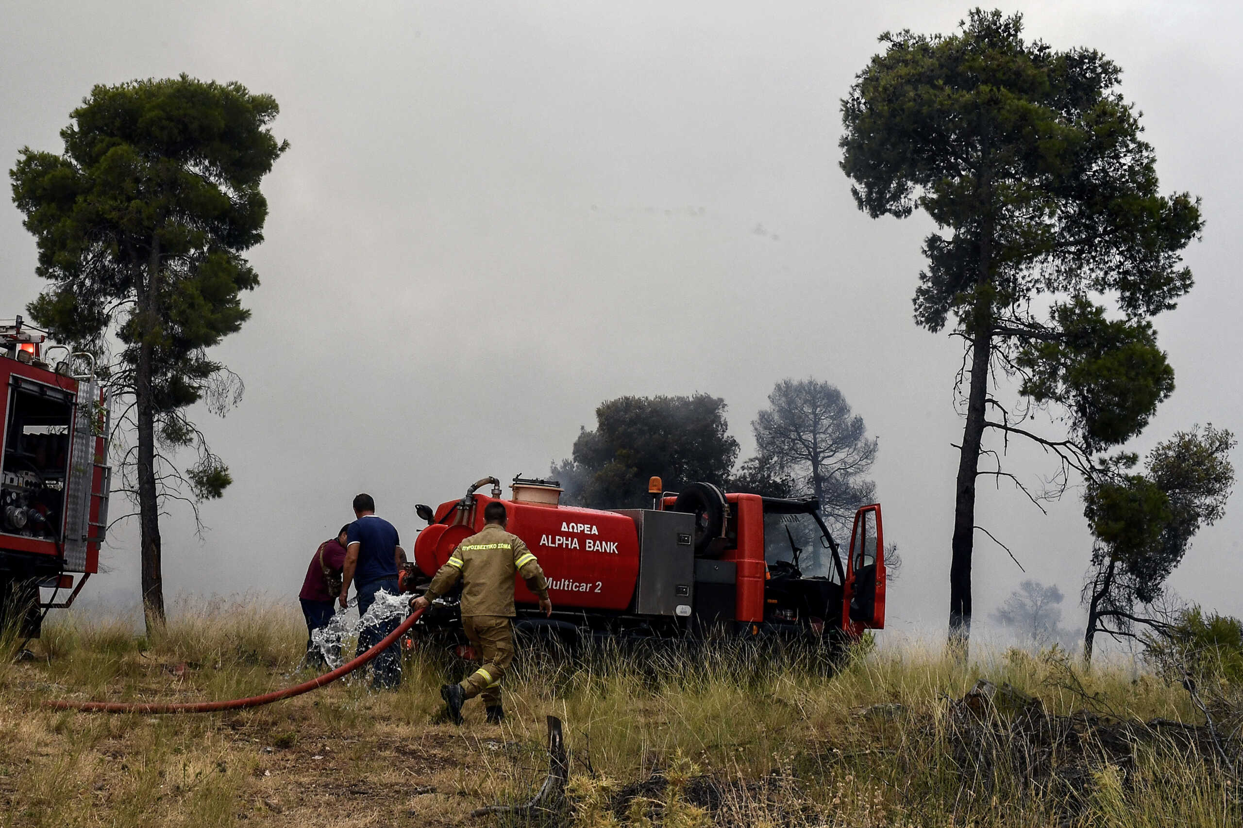 Πυρκαγιά στο Σοφικό Κορινθίας, Τρίτη 23 Ιουλίου 2024. 
(ΒΑΣΙΛΗΣ ΨΩΜΑΣ