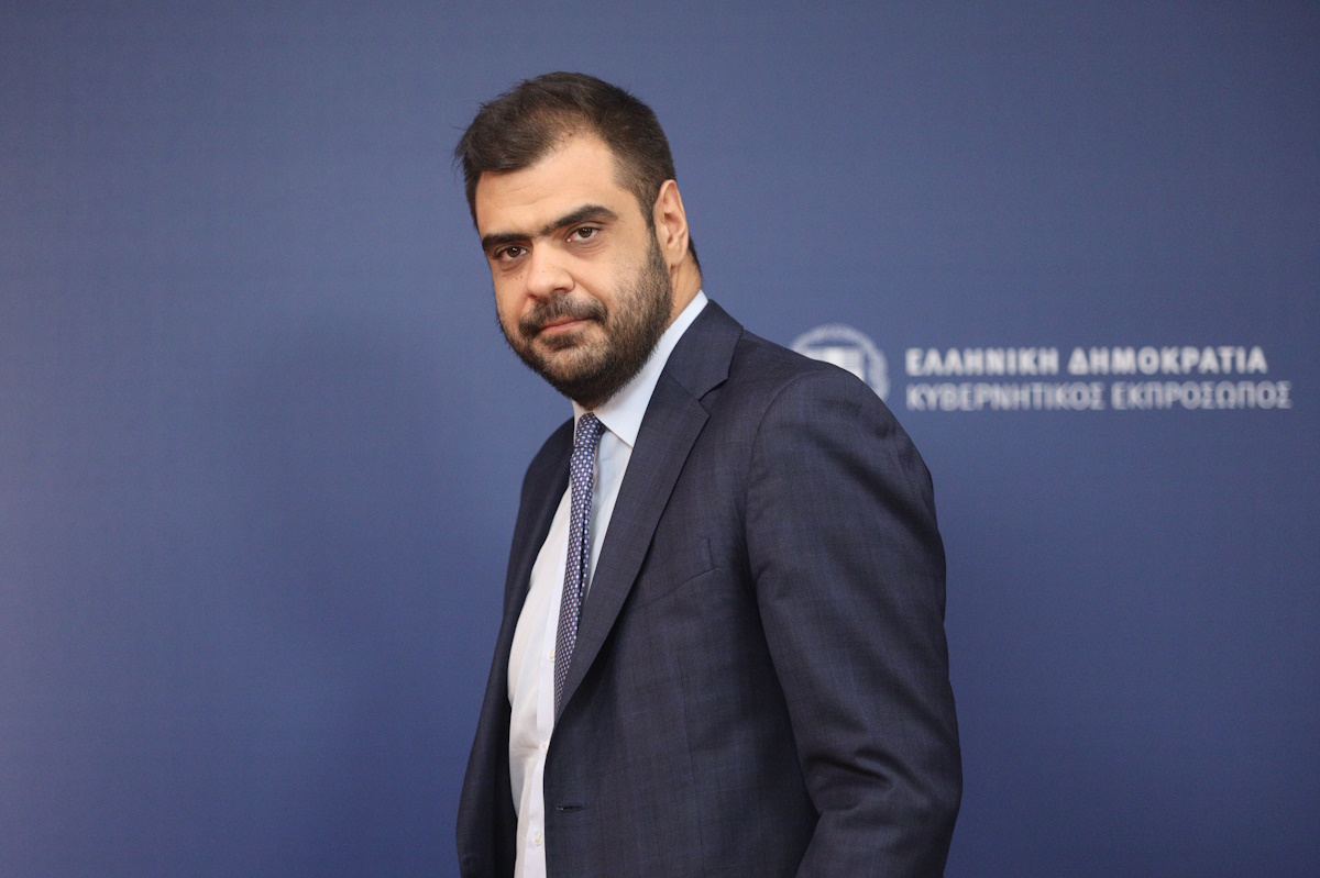Ενημέρωση των πολιτικών συντακτών και των ανταποκριτών ξένου Τύπου από τον Κυβερνητικό Εκπρόσωπο Παύλο Μαρινάκη, Δευτέρα 8 Ιουλίου 2024. 
(ΓΙΑΝΝΗΣ ΠΑΝΑΓΟΠΟΥΛΟΣ