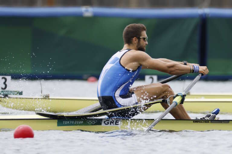Stefanos Duskos qualifies for 2024 Olympic men's sculls quarterfinals