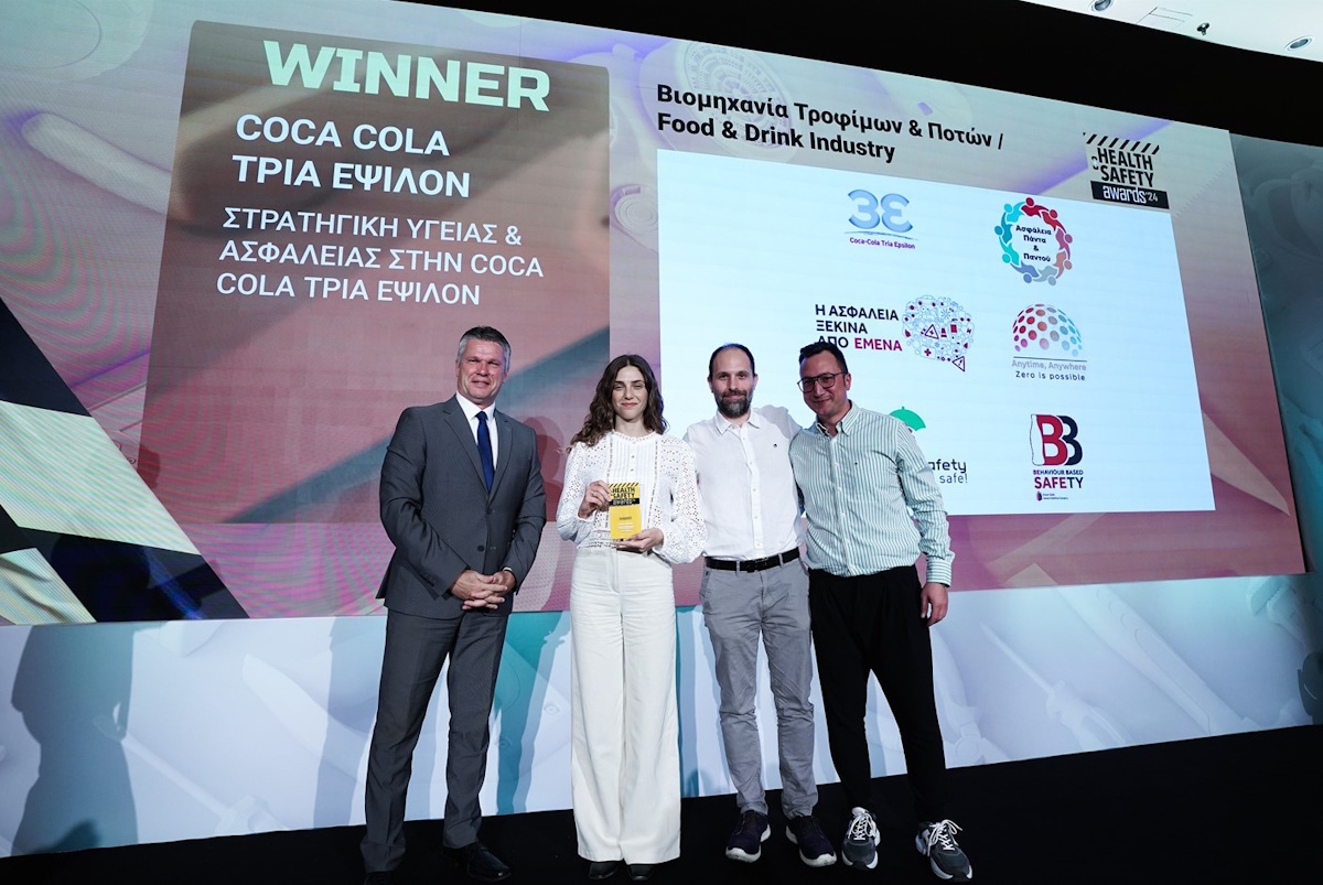 Health & Safety Awards 2024: Η Coca-Cola Τρία Έψιλον διακρίθηκε με τέσσερα βραβεία για την επιτυχημένη στρατηγική της στον τομέα της Υγείας και Ασφάλειας