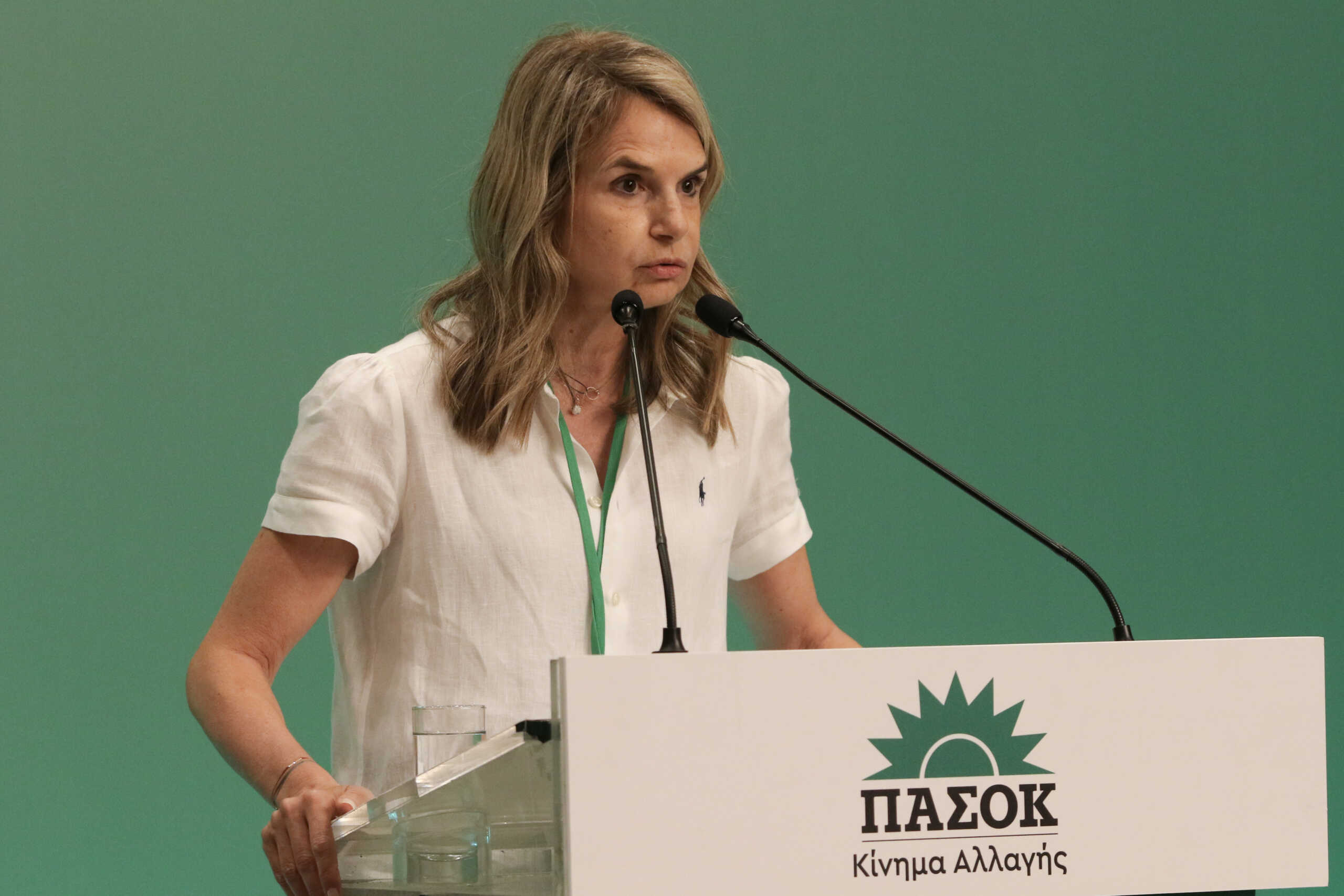 Συνεδριαση της Κεντρικης Επιτροπης του ΠΑΣΟΚ(Μιλενα Αποστολακη )  ΦΩΤΟ ΧΡΗΣΤΟΣ ΜΠΟΝΗΣ