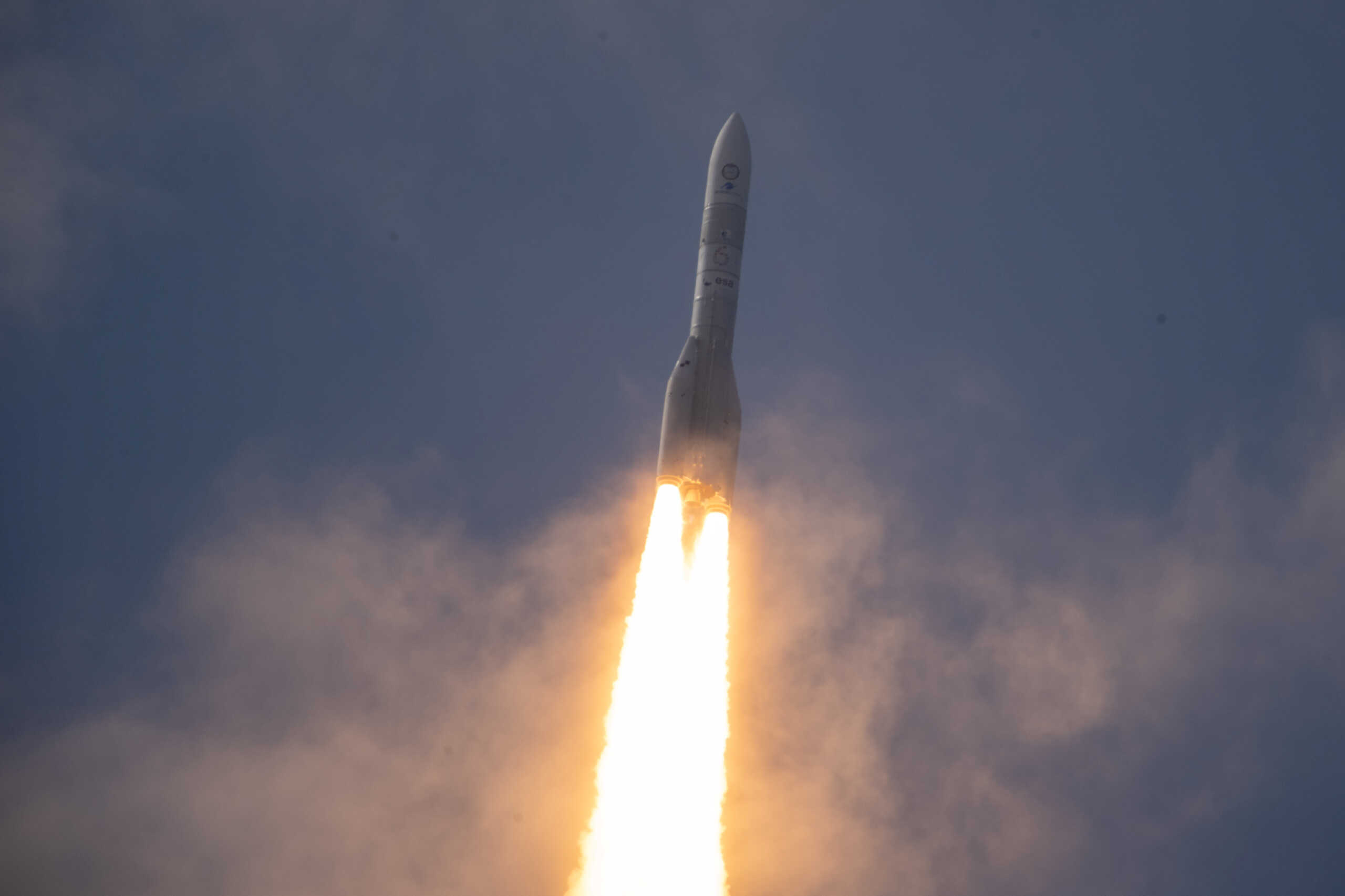 Europe's Ariane 6 rocket takes off, in Kourou, French Guiana, July 9, 2024. European Space Agency (ESA)