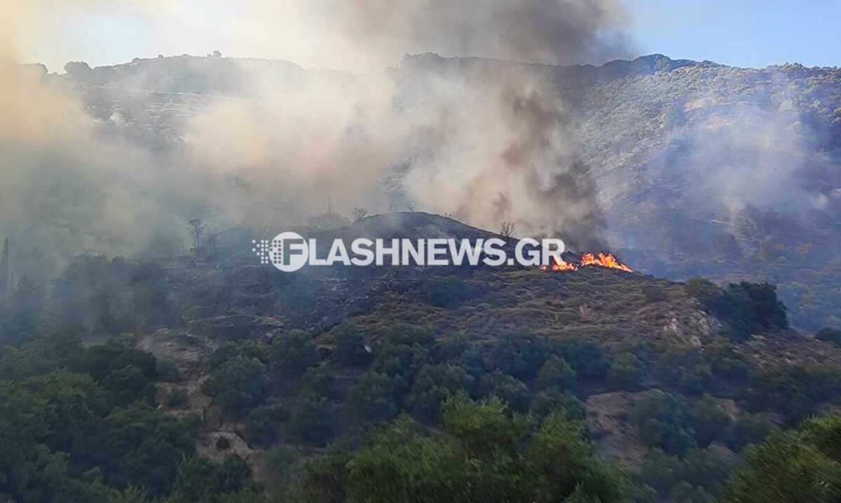 Φωτιά στα Χανιά: Εκκενώνονται ακόμη δυο οικισμοί, μάχη με τις αναζωπυρώσεις