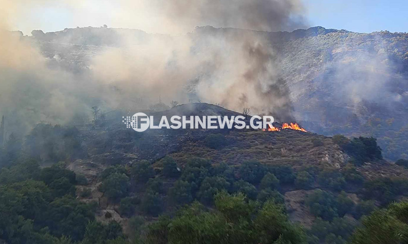 Φωτιά στα Χανιά: Εκκενώνονται ακόμη δυο οικισμοί, μάχη με τις αναζωπυρώσεις