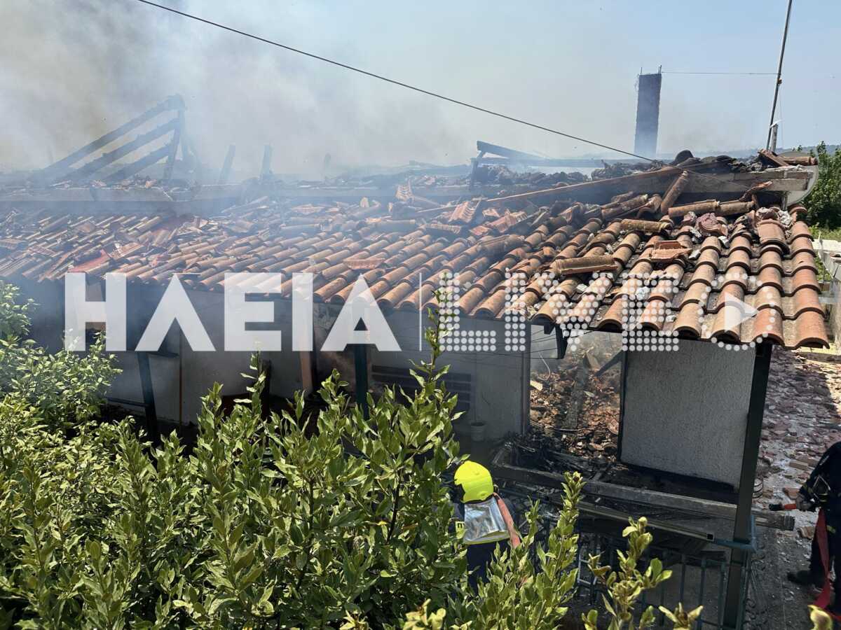 Ηλεία: Απανθρακωμένη σορός σε σπίτι που εκδηλώθηκε φωτιά μετά από έκρηξη