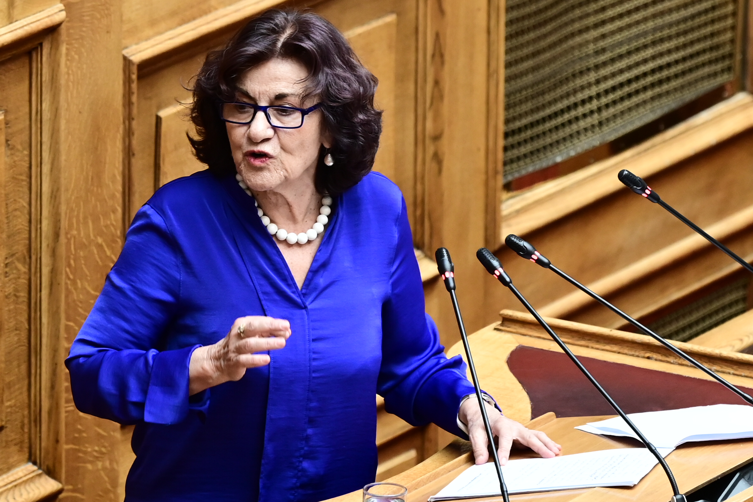 Συζήτηση στην Ολομέλεια της Βουλής και ψήφιση επί της αρχής, των άρθρων και του συνόλου του σχεδίου νόμου "Αναμόρφωση του προγράμματος "Στέγαση και Εργασία για τους αστέγους" και άλλες ρυθμίσεις για τη βελτίωση των υπηρεσιών κοινωνικής πρόνοιας - Σύσταση οριζόντιων υποστηρικτικών υπηρεσιών του Υπουργείου Κοινωνικής Συνοχής και Οικογένειας και άλλες διατάξεις", Μεγάλη Δευτέρα 29 Απριλίου 2024. 
(ΜΙΧΑΛΗΣ ΚΑΡΑΓΙΑΝΝΗΣ