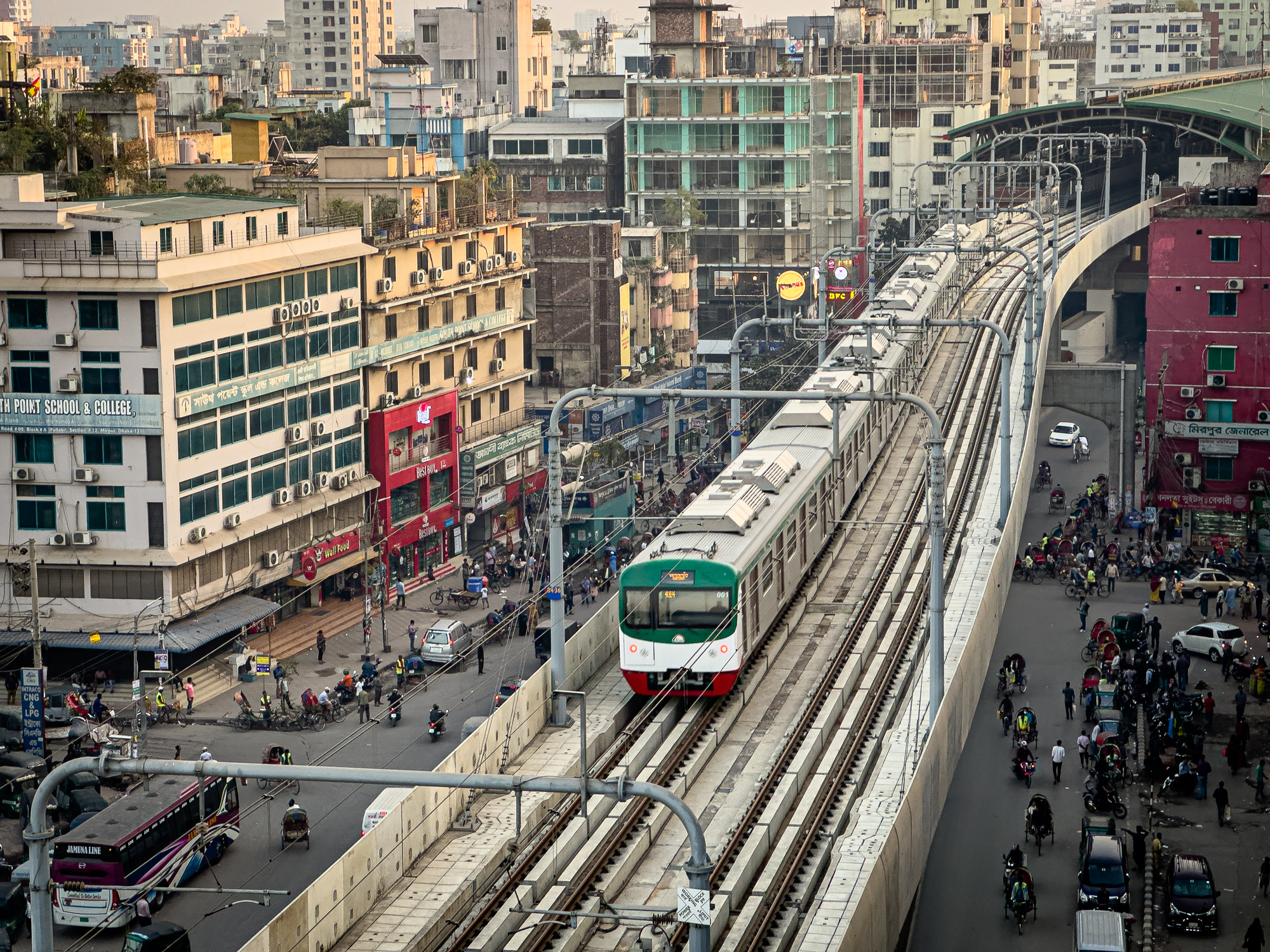 Dhaka Metro Rail Rapid Trasnport System in Bangaldesh