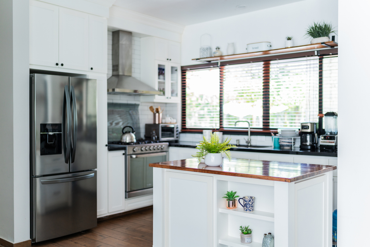 Domestic kitchen at home