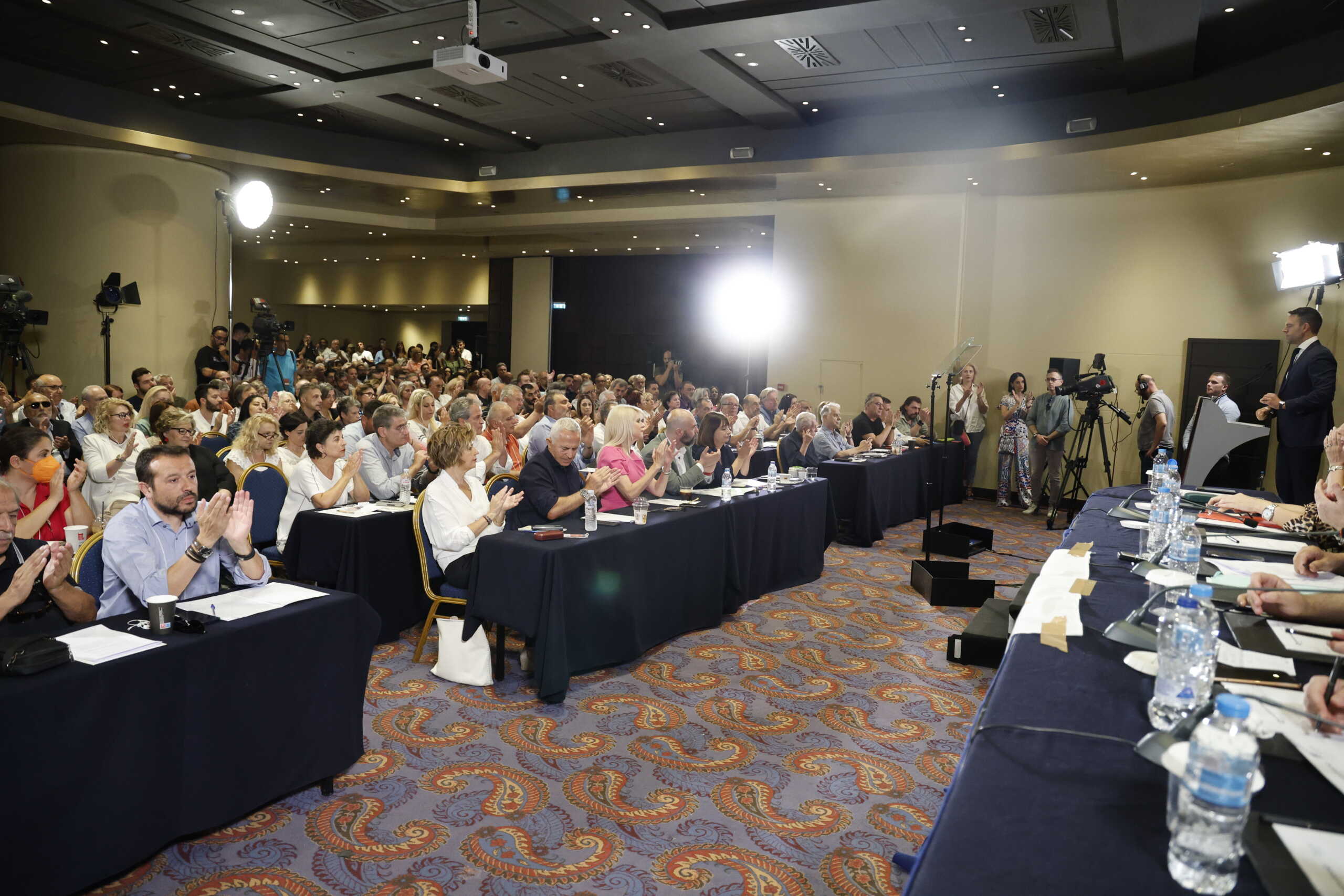Συνεδρίαση της Κεντρικής Επιτροπής του ΣΥΡΙΖΑ - Προοδευτική Συμμαχία, στην Αθήνα, Σάββατο, 6 Ιουλίου 2024. 
(ΓΙΩΡΓΟΣ ΚΟΝΤΑΡΙΝΗΣ