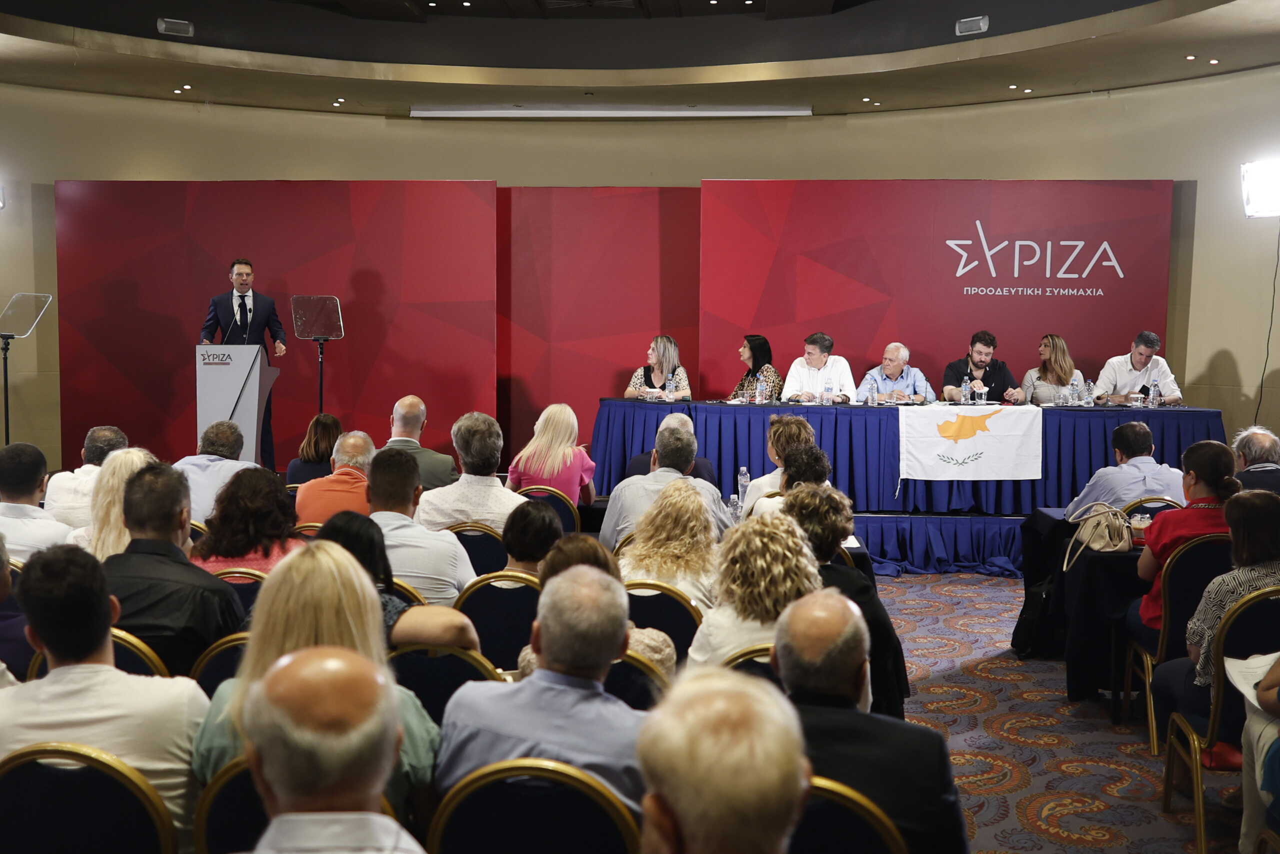 Συνεδρίαση της Κεντρικής Επιτροπής του ΣΥΡΙΖΑ - Προοδευτική Συμμαχία, στην Αθήνα, Σάββατο, 6 Ιουλίου 2024. 
(ΓΙΩΡΓΟΣ ΚΟΝΤΑΡΙΝΗΣ