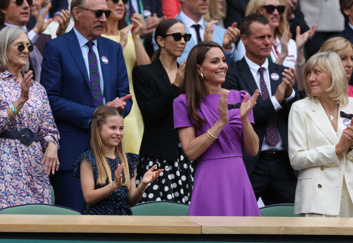 Wimbledon: Όλα τα φώτα πάνω στην Κέιτ Μίντλετον – Ποιοι αστέρες βρέθηκαν στις εξέδρες