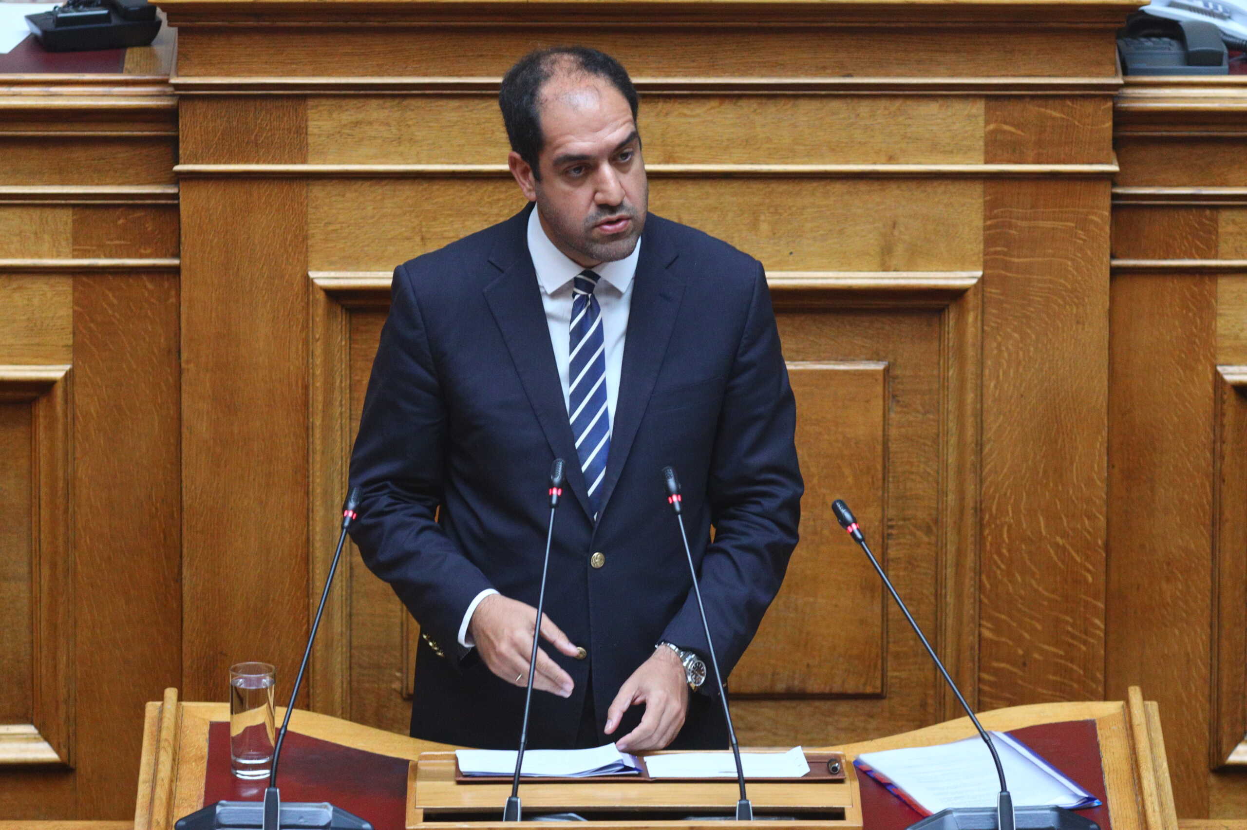 Συζήτηση στην Ολομέλεια της Βουλής, των άρθρων και του συνόλου των νομοσχεδίων, α) "Κύρωση της Διευθέτησης μεταξύ της Κυβέρνησης της Ελληνικής Δημοκρατίας και της Κυβέρνησης του Βασιλείου της Σαουδικής Αραβίας σχετικά με το καθεστώς των Ελληνικών Ενόπλων Δυνάμεων στο έδαφος του Βασιλείου της Σαουδικής Αραβίας" και β) "Κύρωση της Συμφωνίας Στρατιωτικής Συνεργασίας μεταξύ της Κυβέρνησης της Ελληνικής Δημοκρατίας και της Κυβέρνησης του Βασιλείου της Σαουδικής Αραβίας", Τετάρτη 3 Ιουλίου 2024.  
(ΓΙΑΝΝΗΣ ΠΑΝΑΓΟΠΟΥΛΟΣ