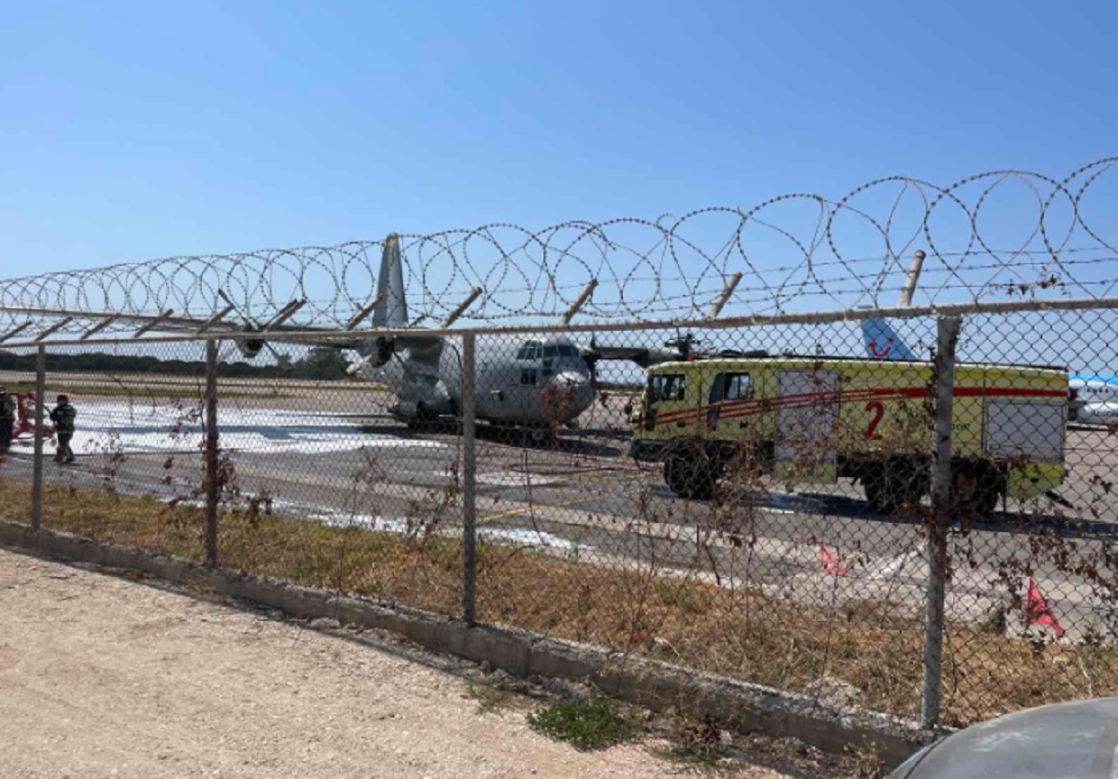 Κεφαλονιά: Ατύχημα με αεροσκάφος C-130 στο αεροδρόμιο, δεν υπάρχουν τραυματίες