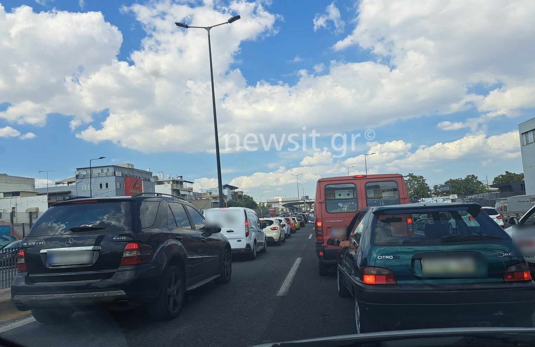 «Κόκκινος» όλος ο Κηφισός – Μεγάλες καθυστερήσεις
