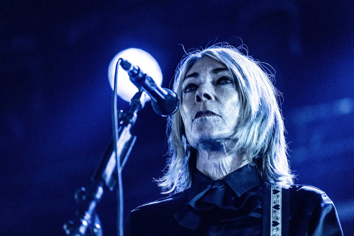 Kim Gordon performs at Roskilde Festival 2024 in Roskilde, Denmark, July 5, 2024. Ritzau Scanpix