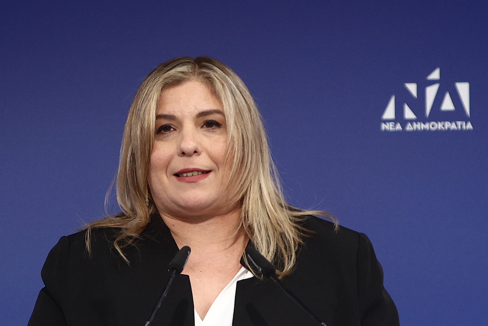 Συνεδρίαση της Πολιτικής Επιτροπής της Νέας Δημοκρατίας για την εκλογή γραμματέα υπό την προεδρία του Πρωθυπουργού και προέδρου του κόμματος Κυριάκου Μητσοτάκη, Δευτέρα 21 Νοεμβρίου 2023. 
(ΒΑΣΙΛΗΣ ΡΕΜΠΑΠΗΣ