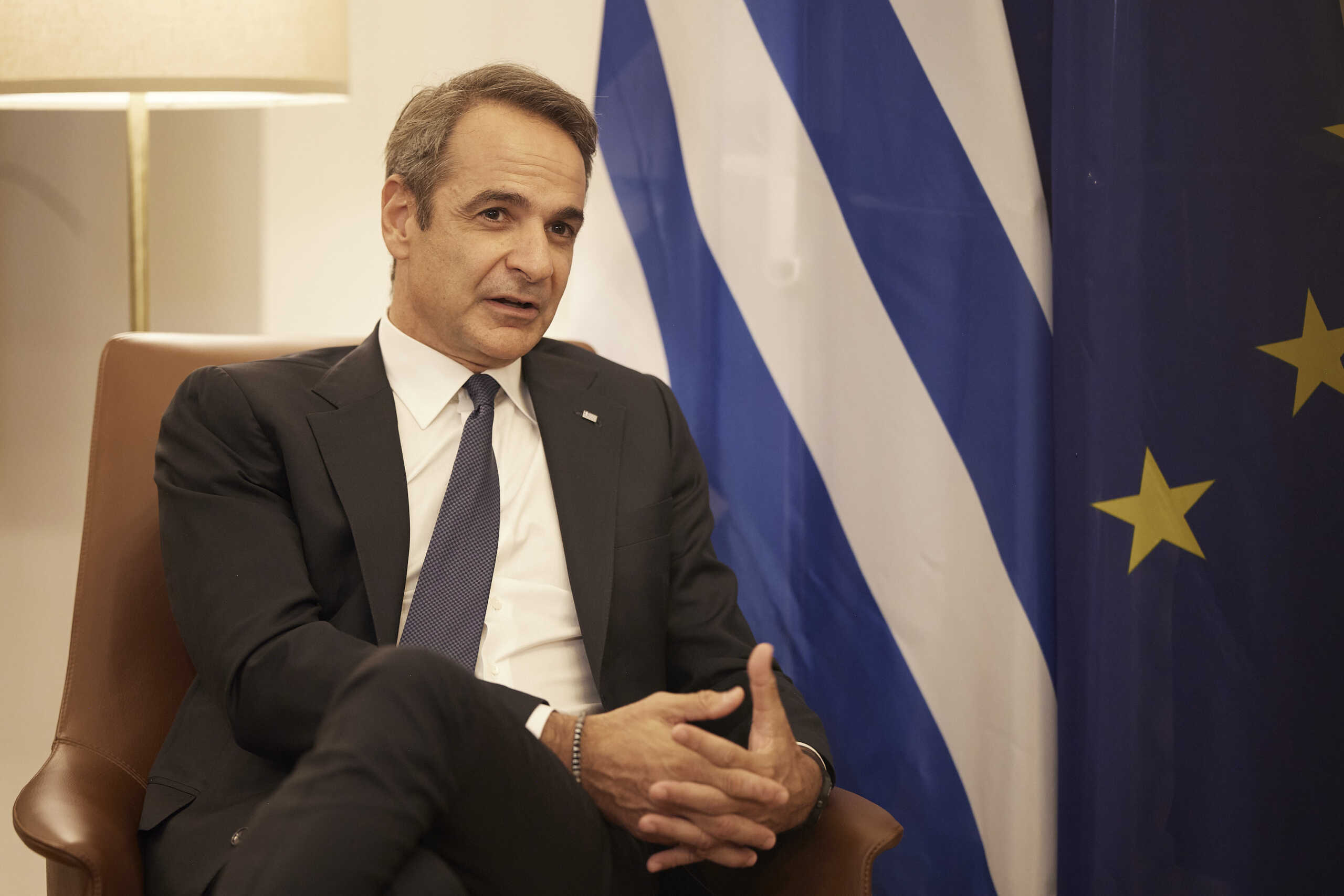Ο Πρωθυπουργός Κυριάκος Μητσοτάκης στις εκδηλώσεις μνήμης για τη συμπλήρωση 50 ετών από την τουρκική εισβολή στην Κύπρο, Σάββατο 20 Ιουλίου 2024. 
(ΔΗΜΗΤΡΗΣ ΠΑΠΑΜΗΤΣΟΣ