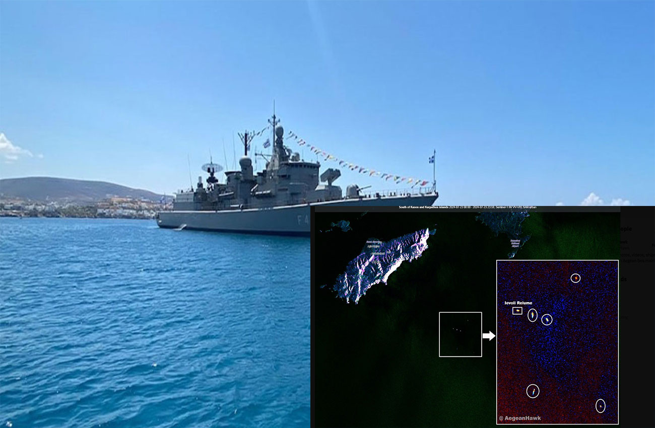 Κλιμακώνει την ένταση ανοικτά της Κάσου η Τουρκία με παραβάσεις και συγκέντρωση πολεμικών πλοίων