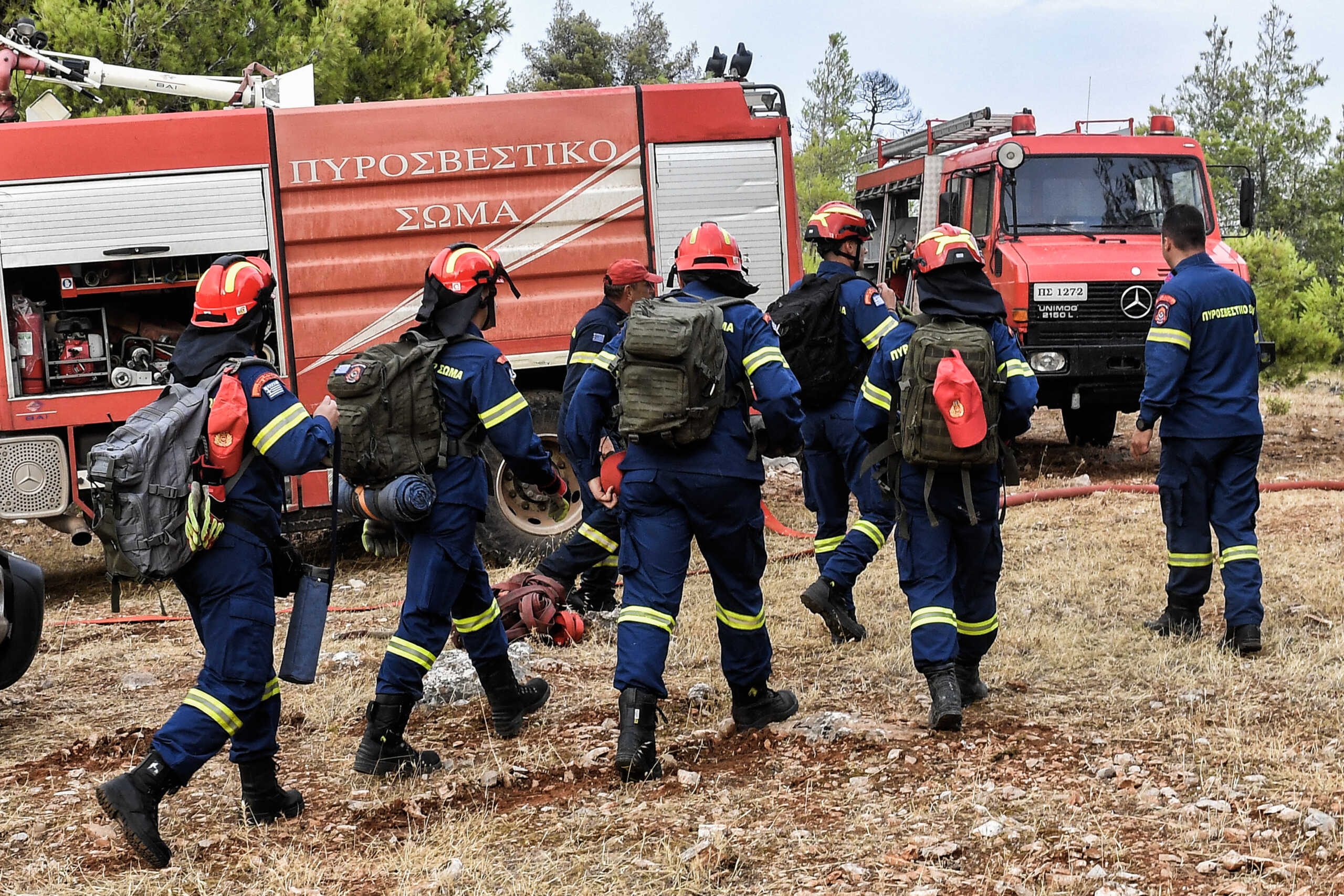 Πυρκαγιά στο Σοφικό Κορινθίας, Τρίτη 23 Ιουλίου 2024. 
(ΒΑΣΙΛΗΣ ΨΩΜΑΣ