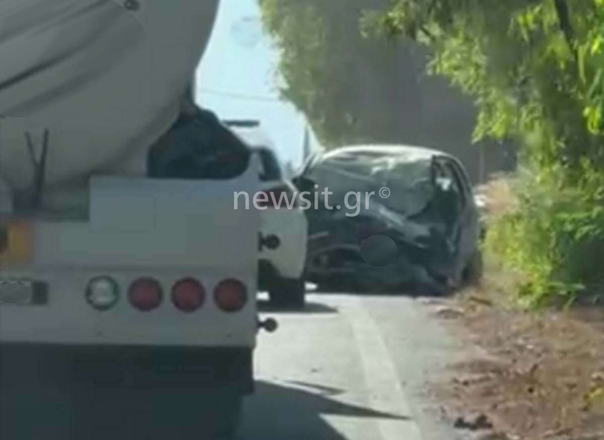 Σύγκρουση βυτιοφόρου με ΙΧ στη λεωφόρο Πόρτο Ράφτη