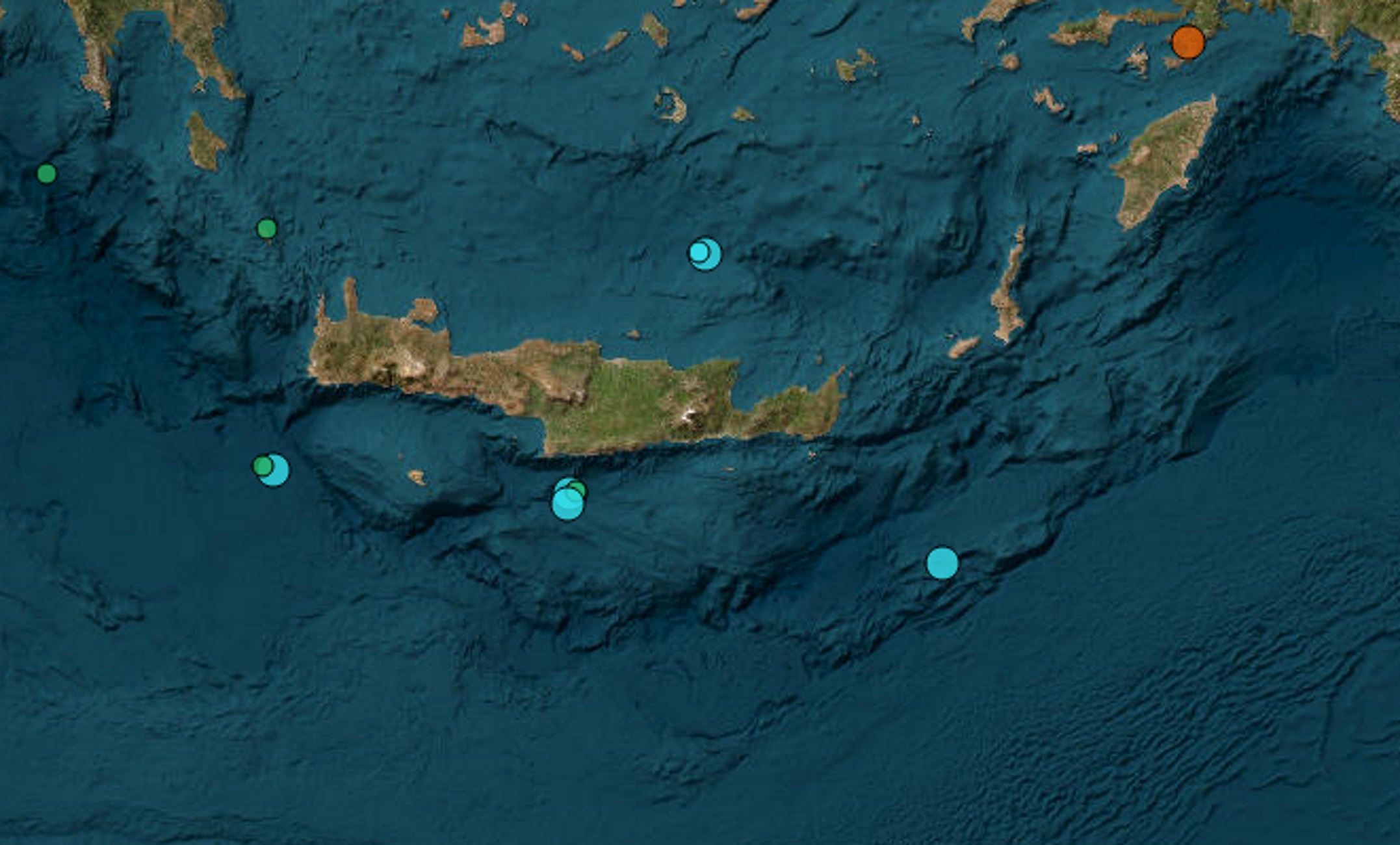 Σεισμός 3,9 Ρίχτερ ανοιχτά της Κρήτης